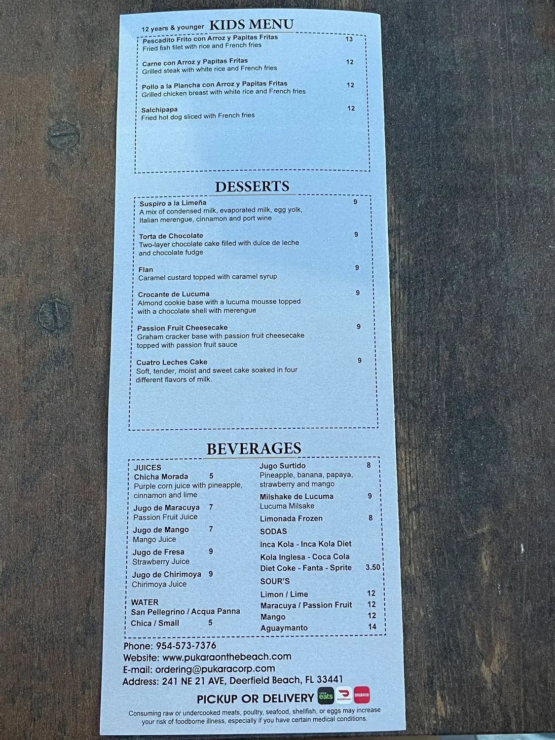 Menu 6