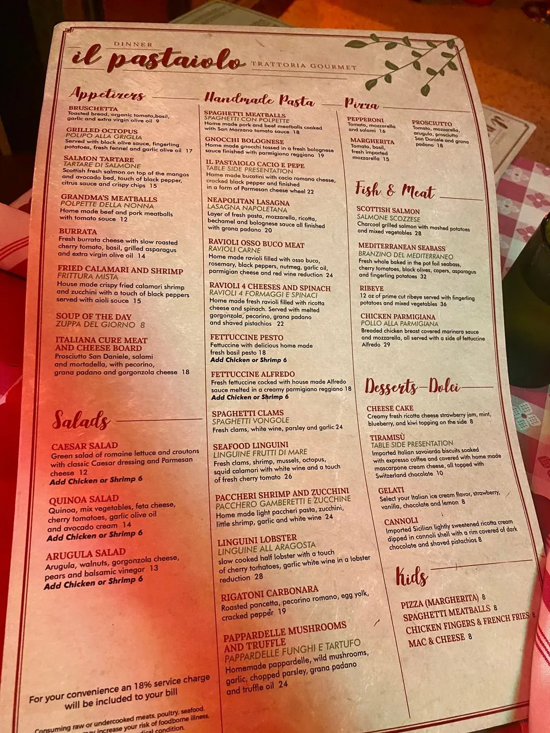 Menu 4