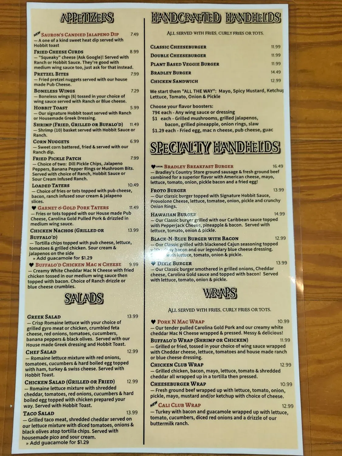 Menu 3