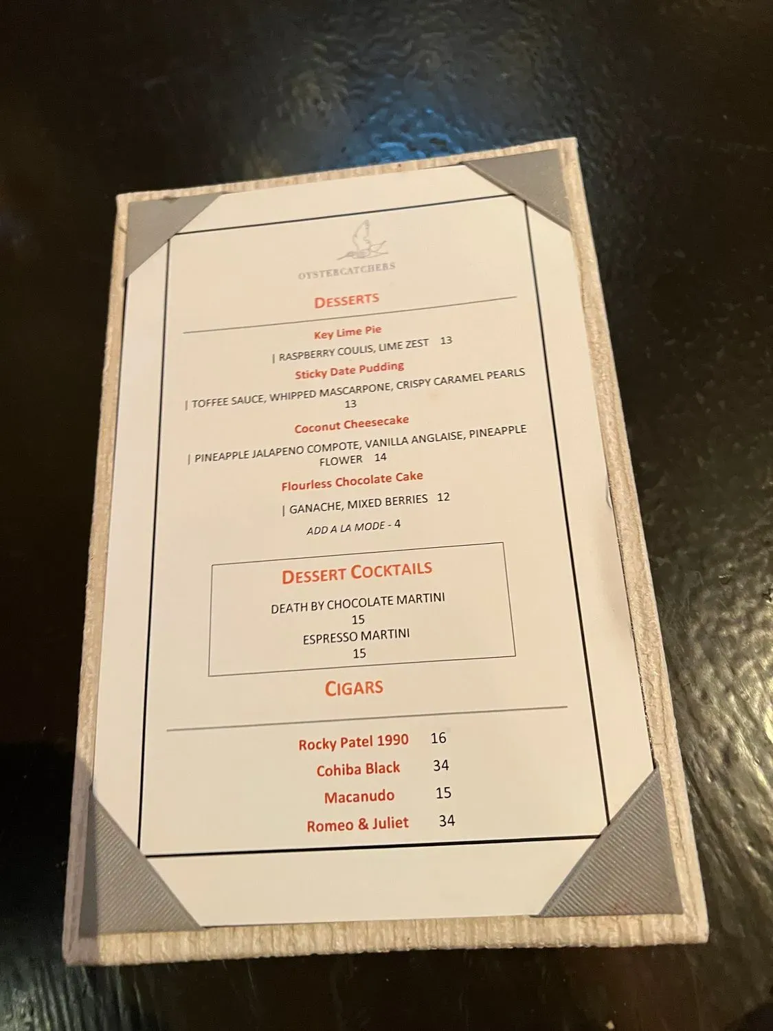 Menu 6