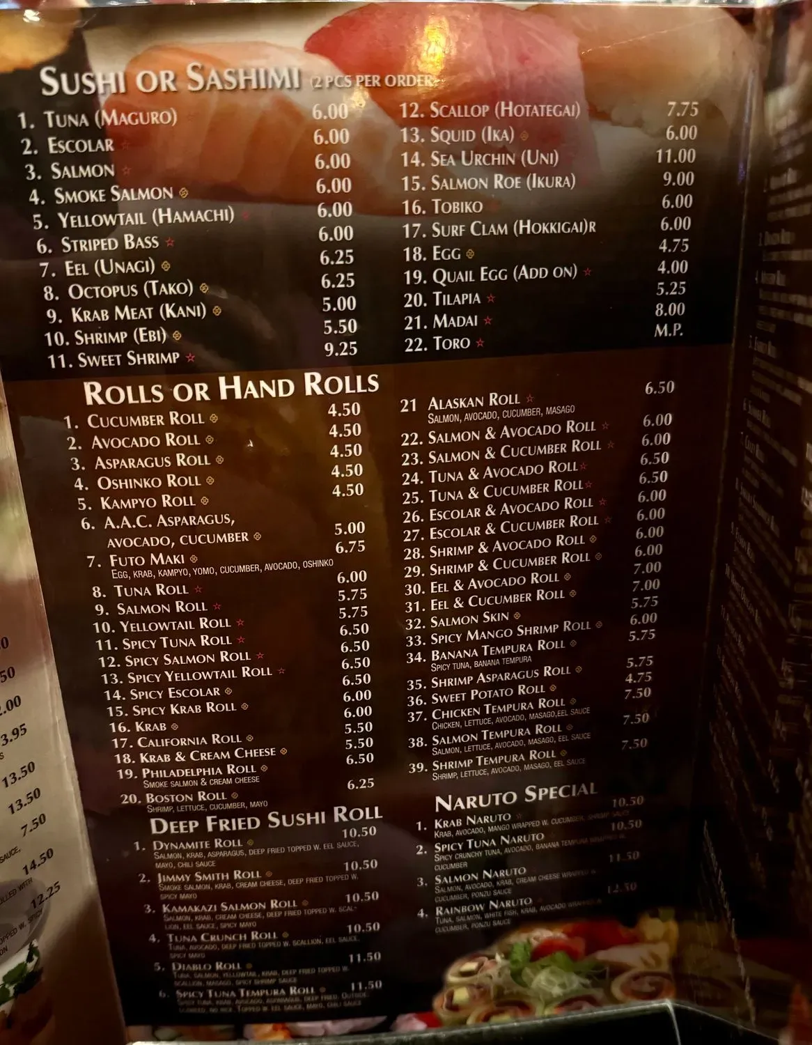 Menu 4