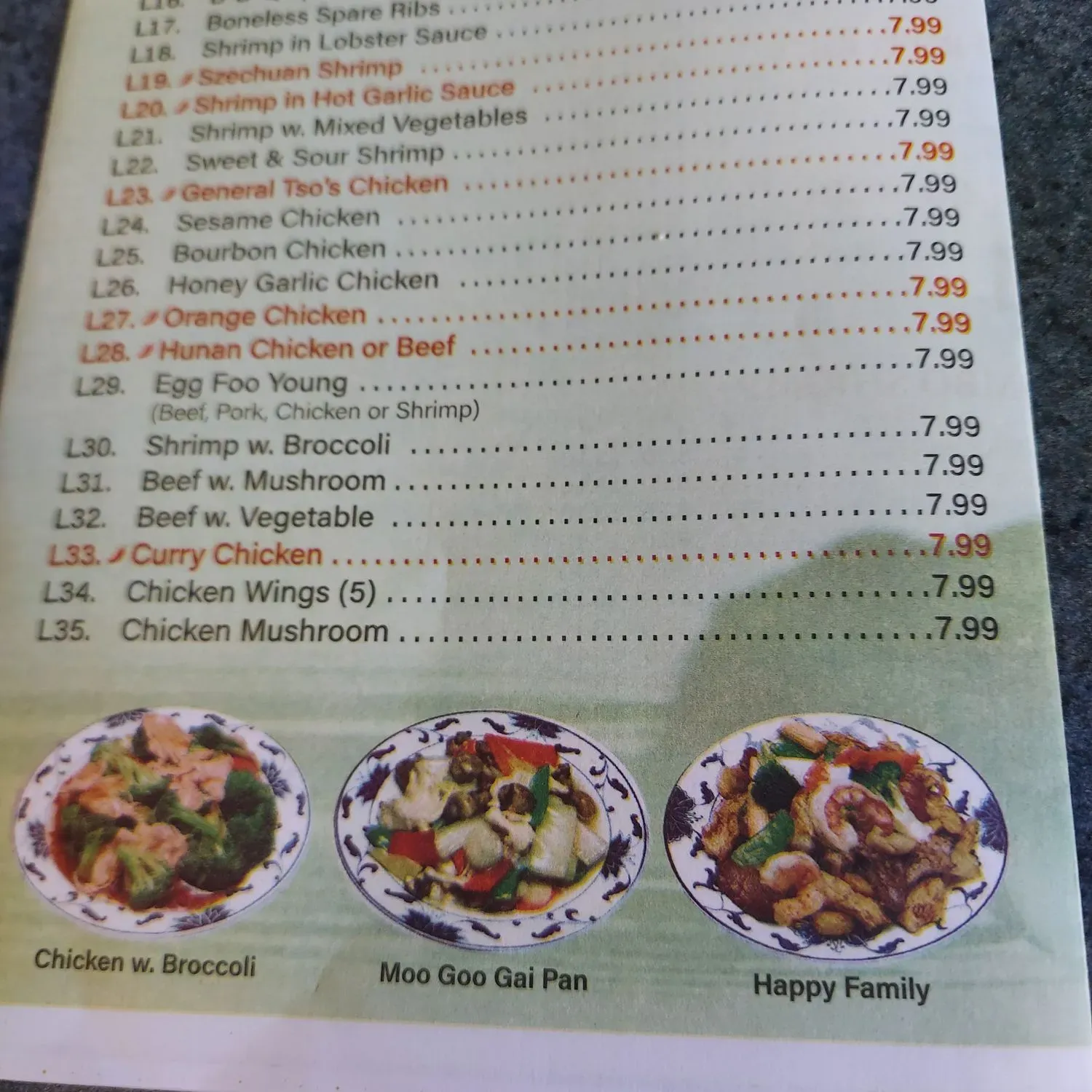 Menu 6