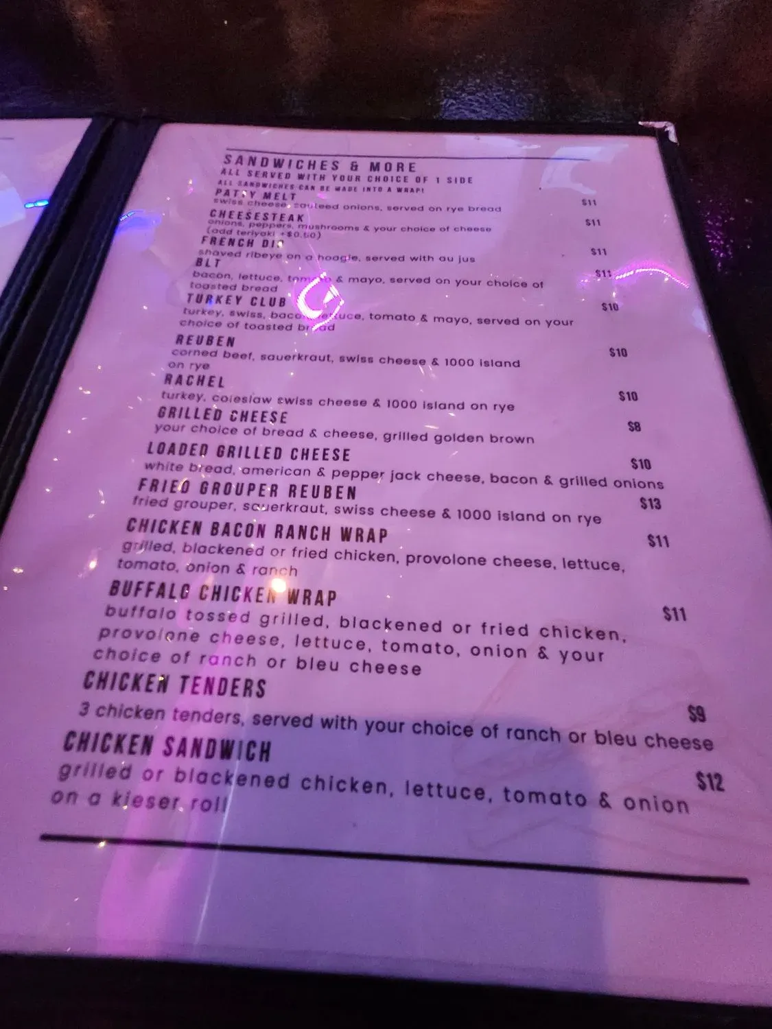 Menu 5