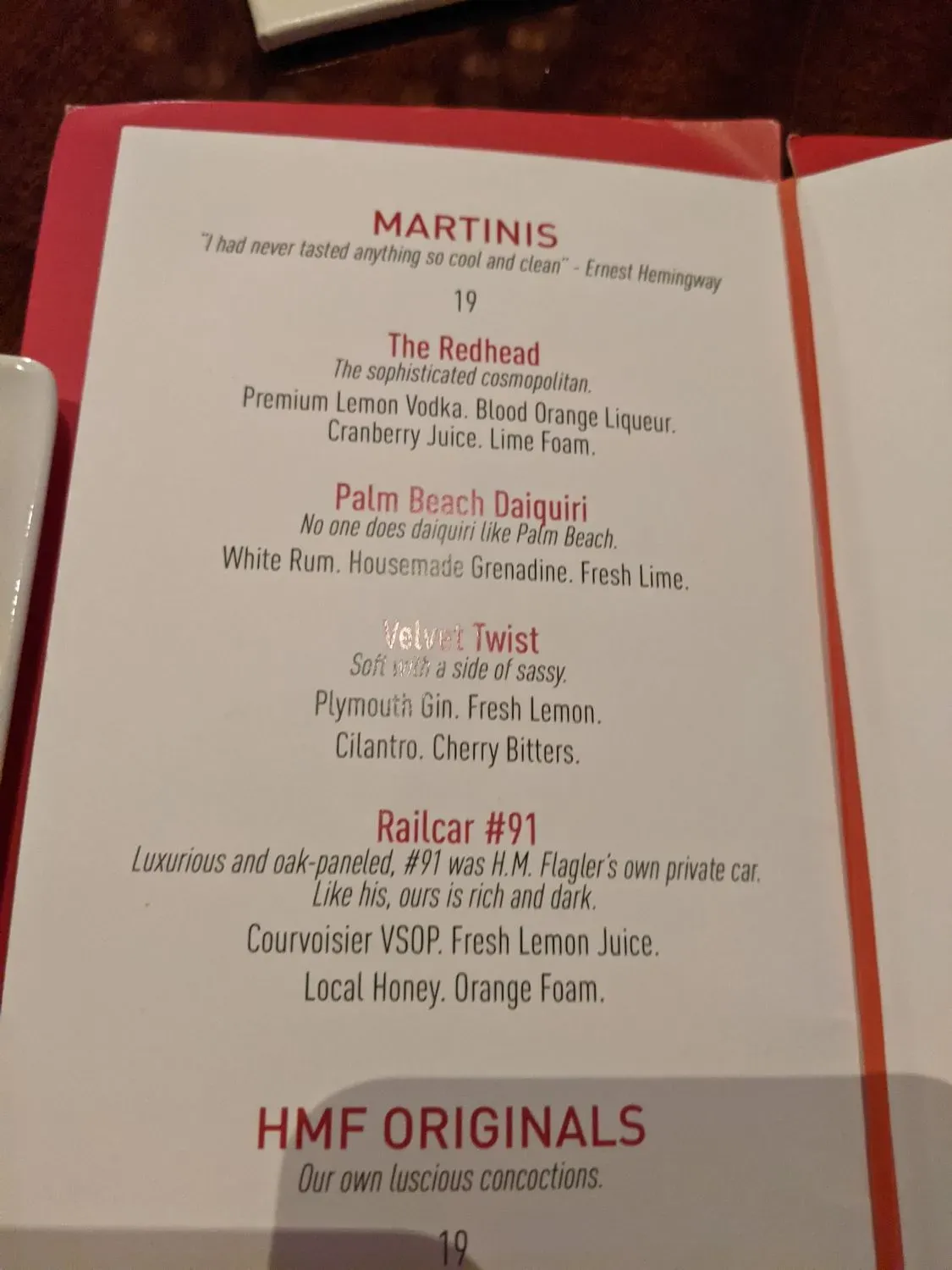 Menu 6