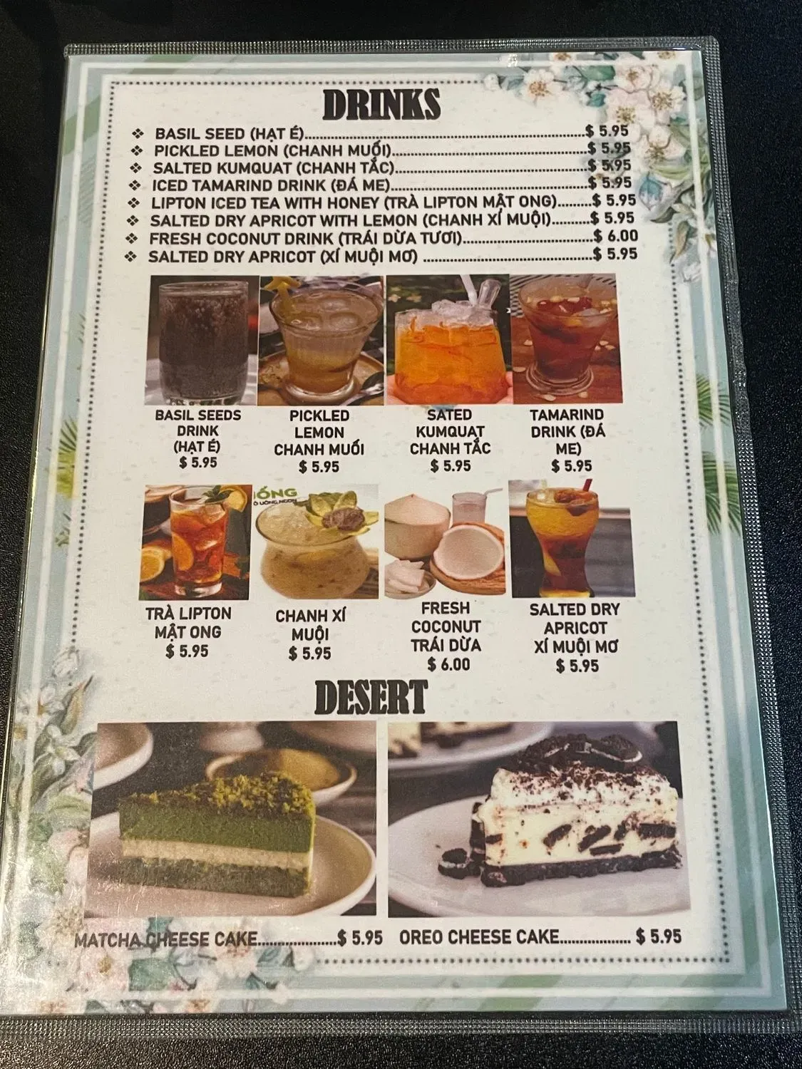 Menu 5