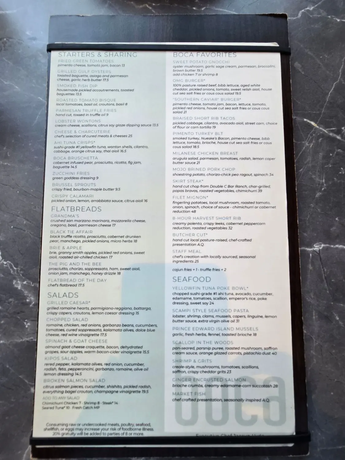 Menu 4