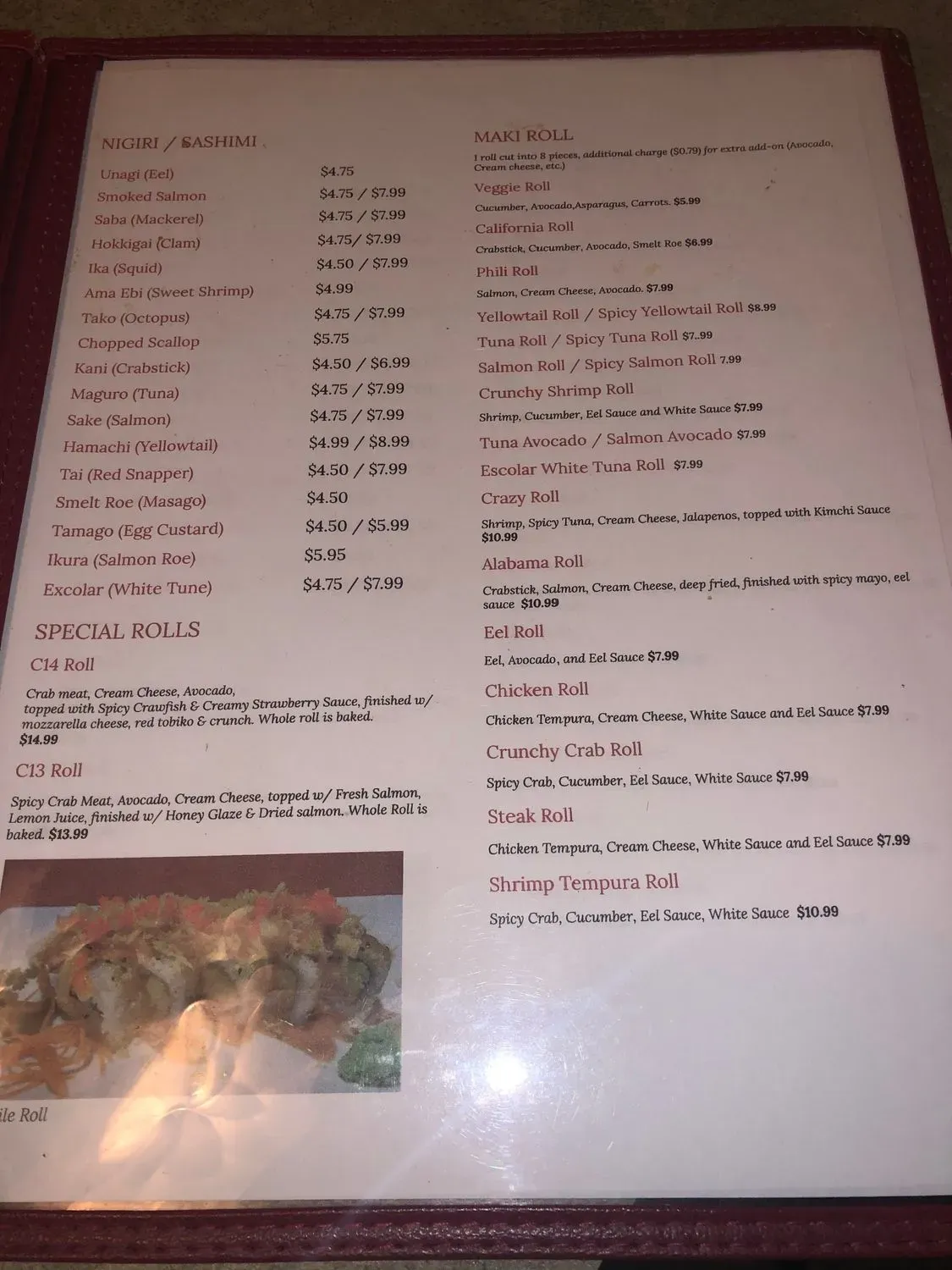 Menu 3