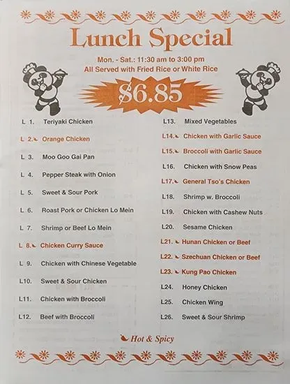 Menu 3