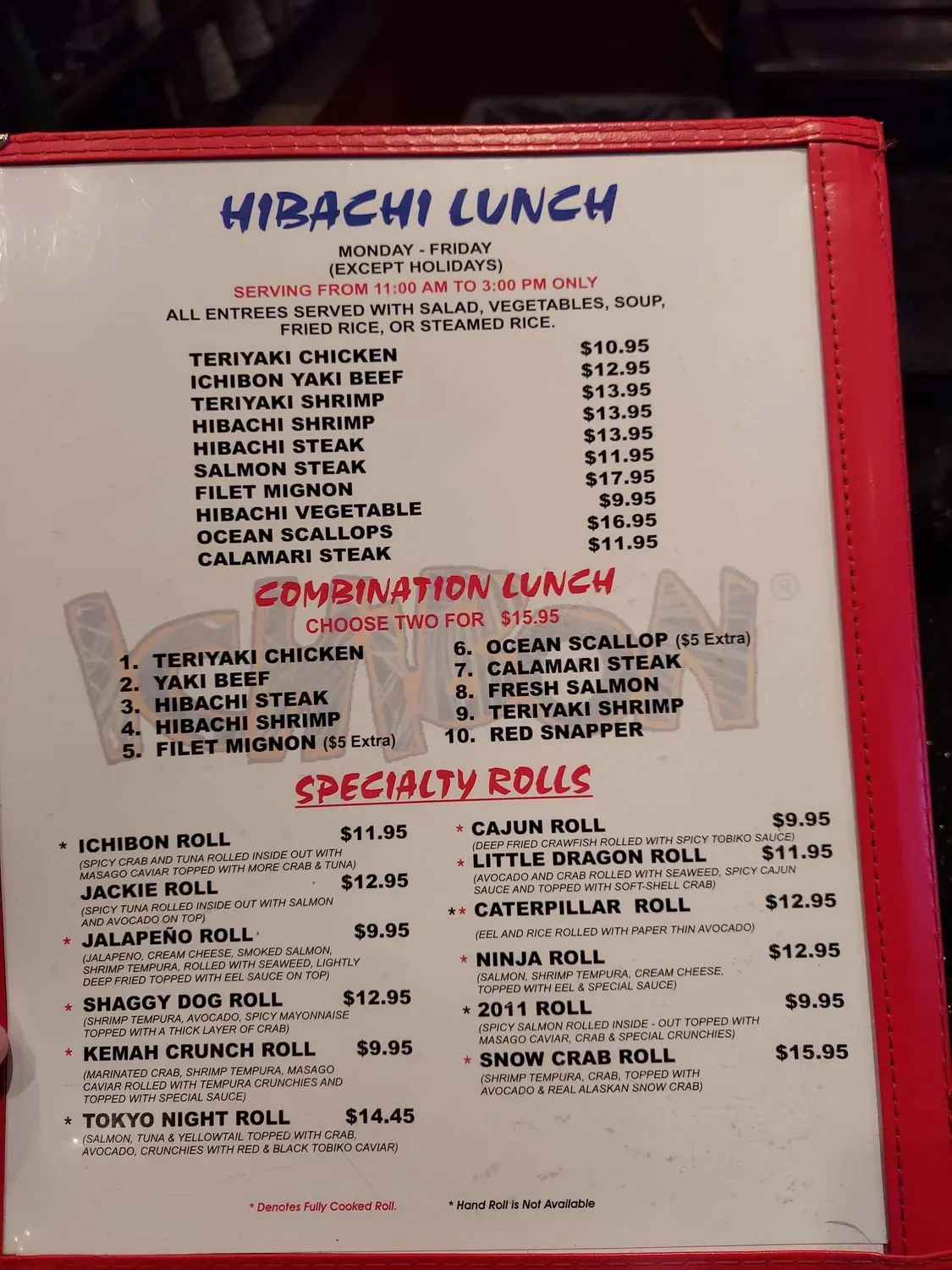 Menu 4