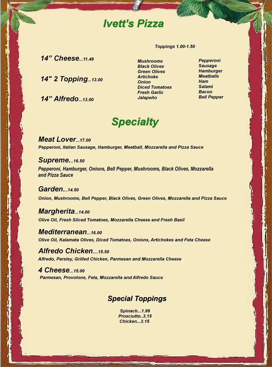 Menu 4