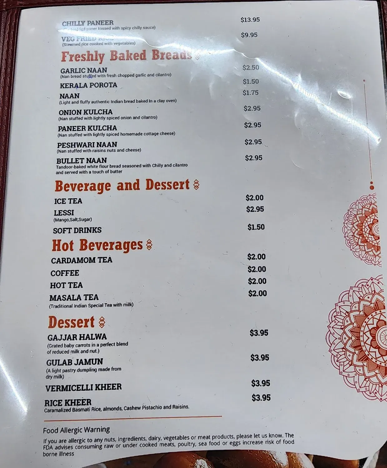 Menu 2