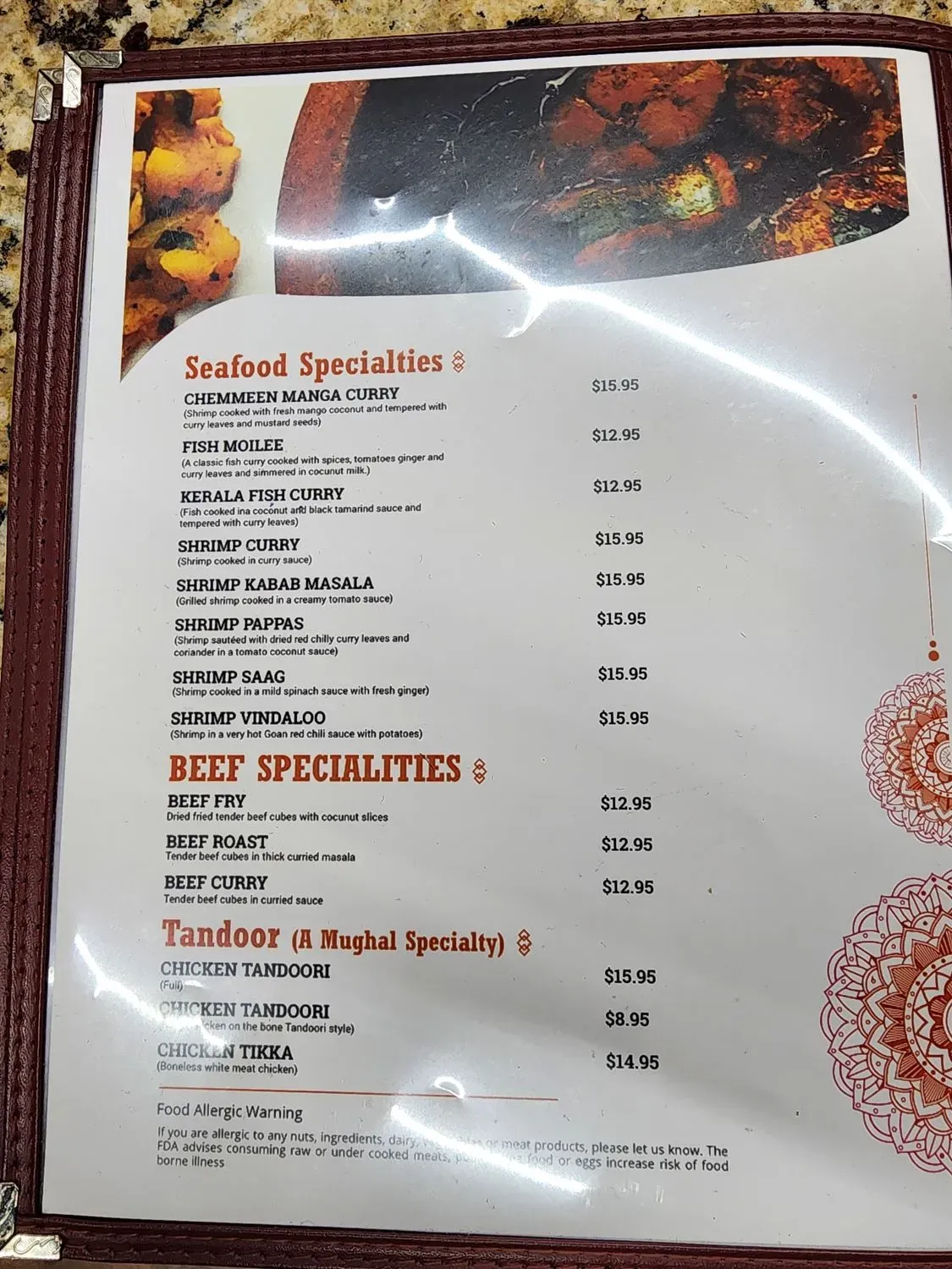 Menu 6