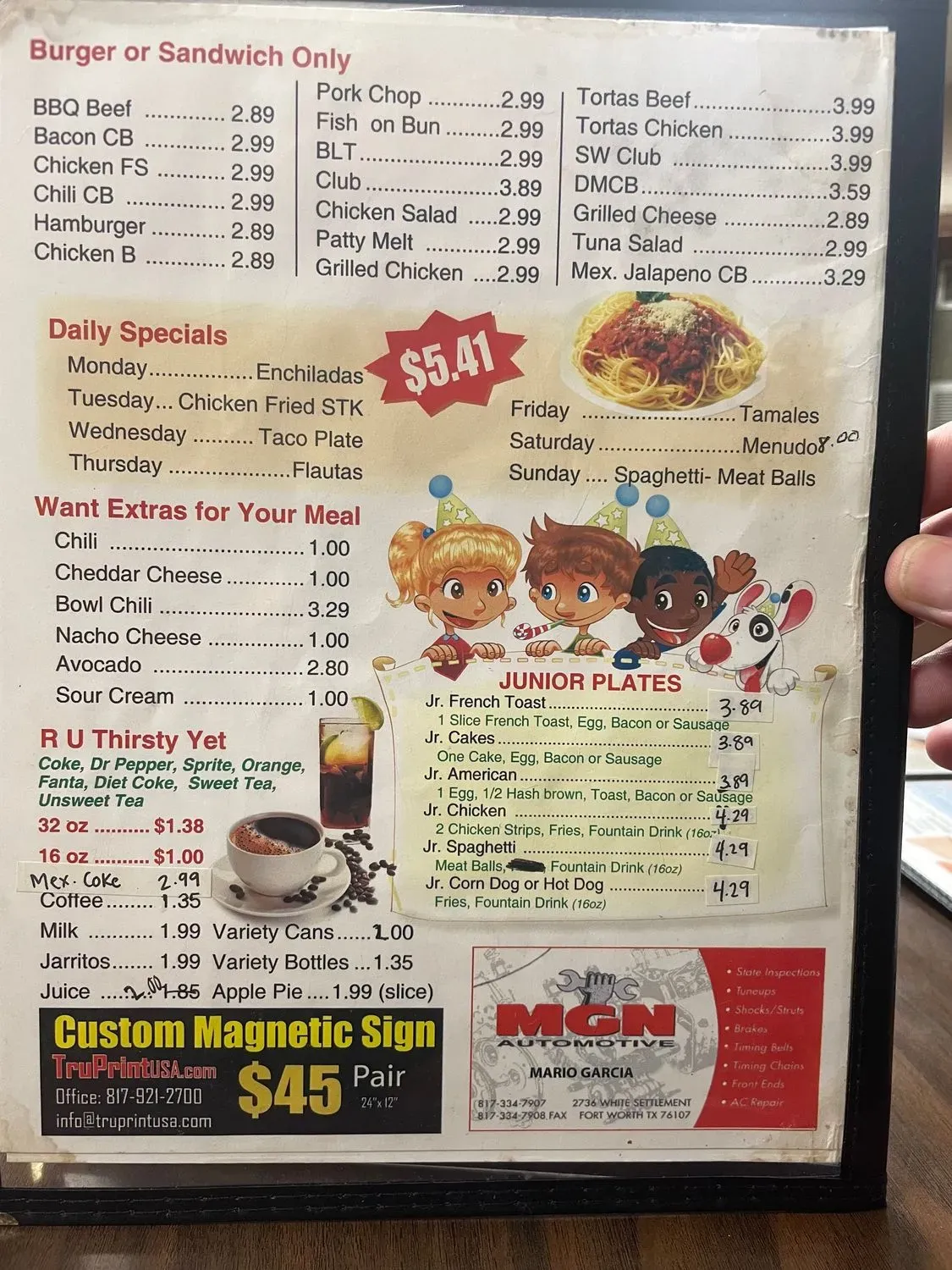 Menu 2