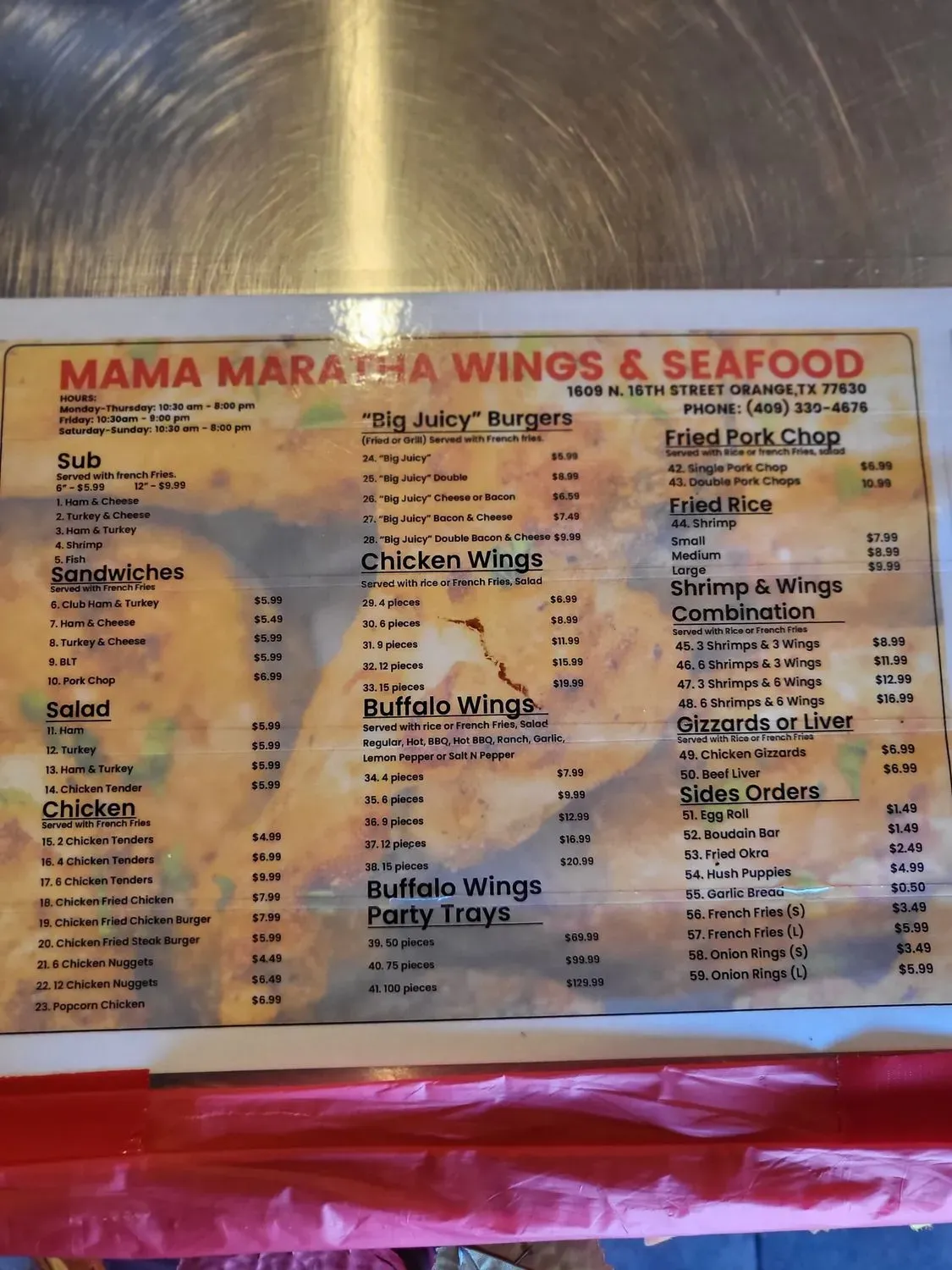 Menu 3