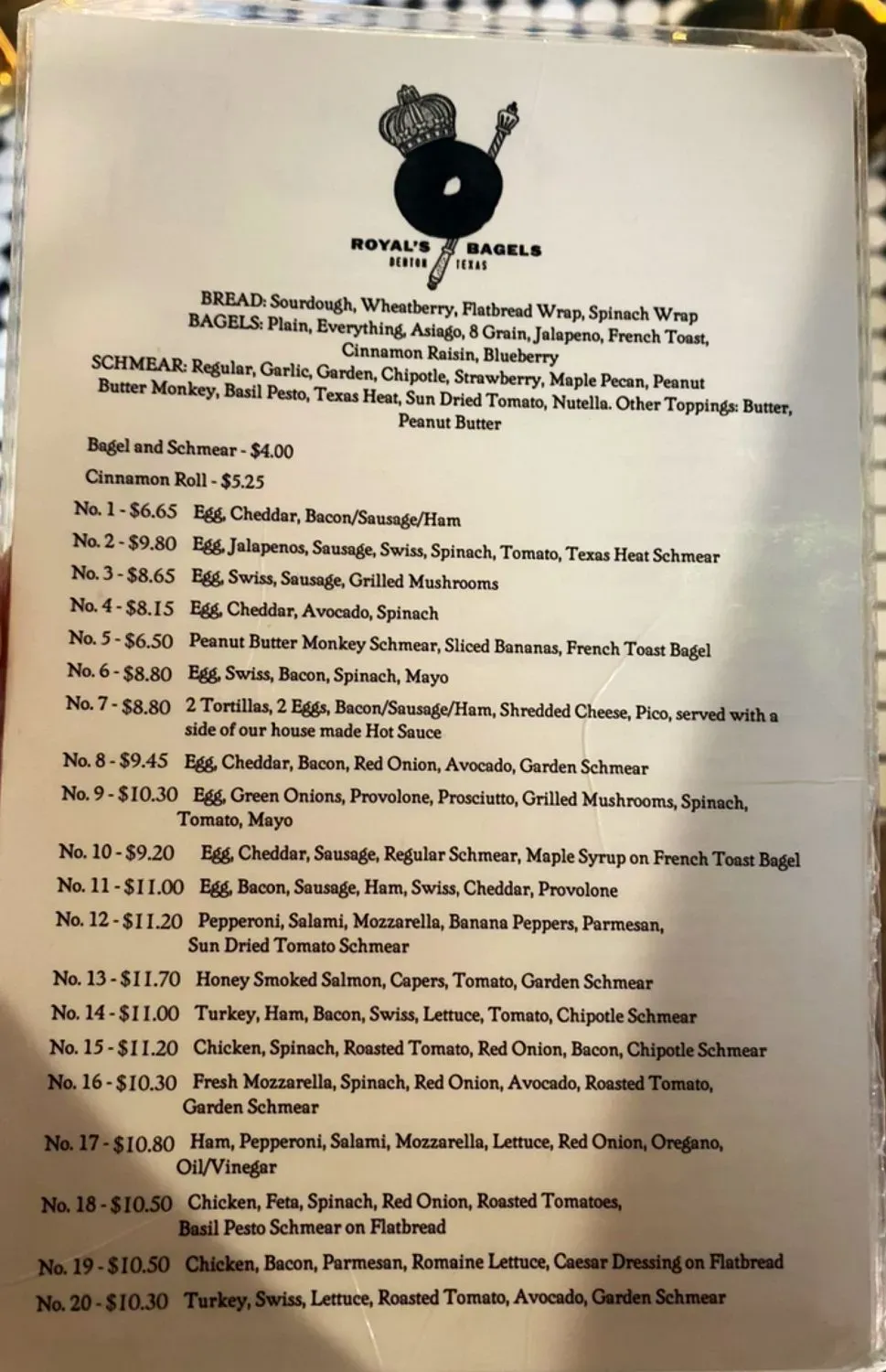 Menu 2