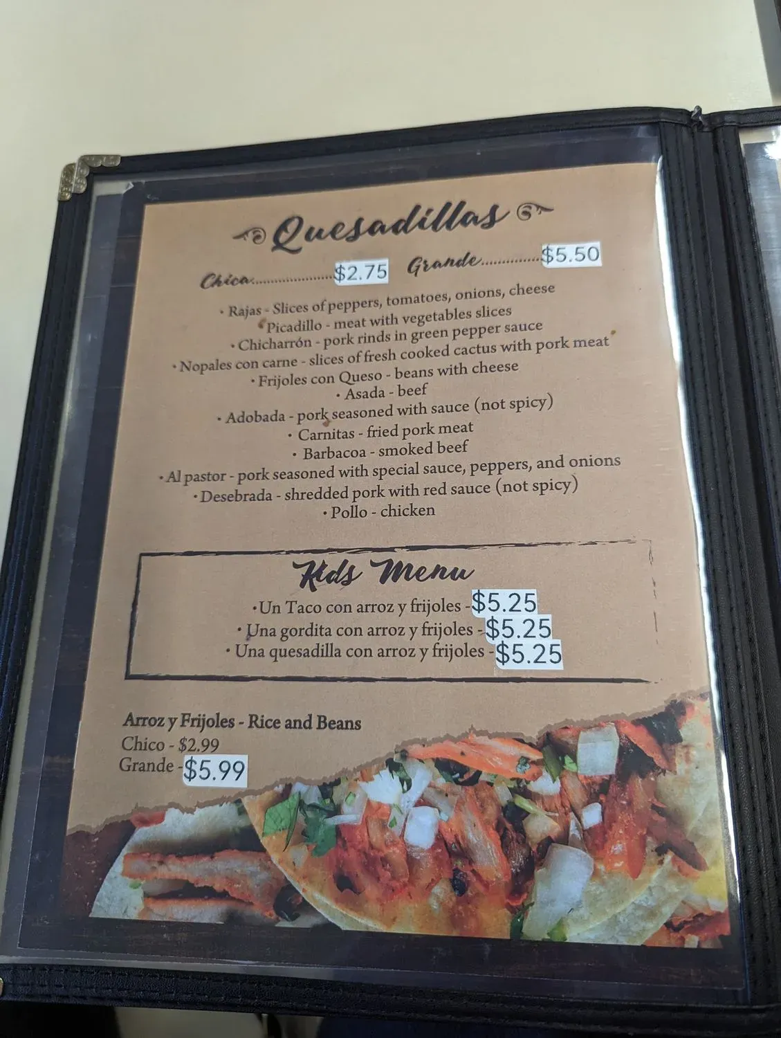 Menu 4