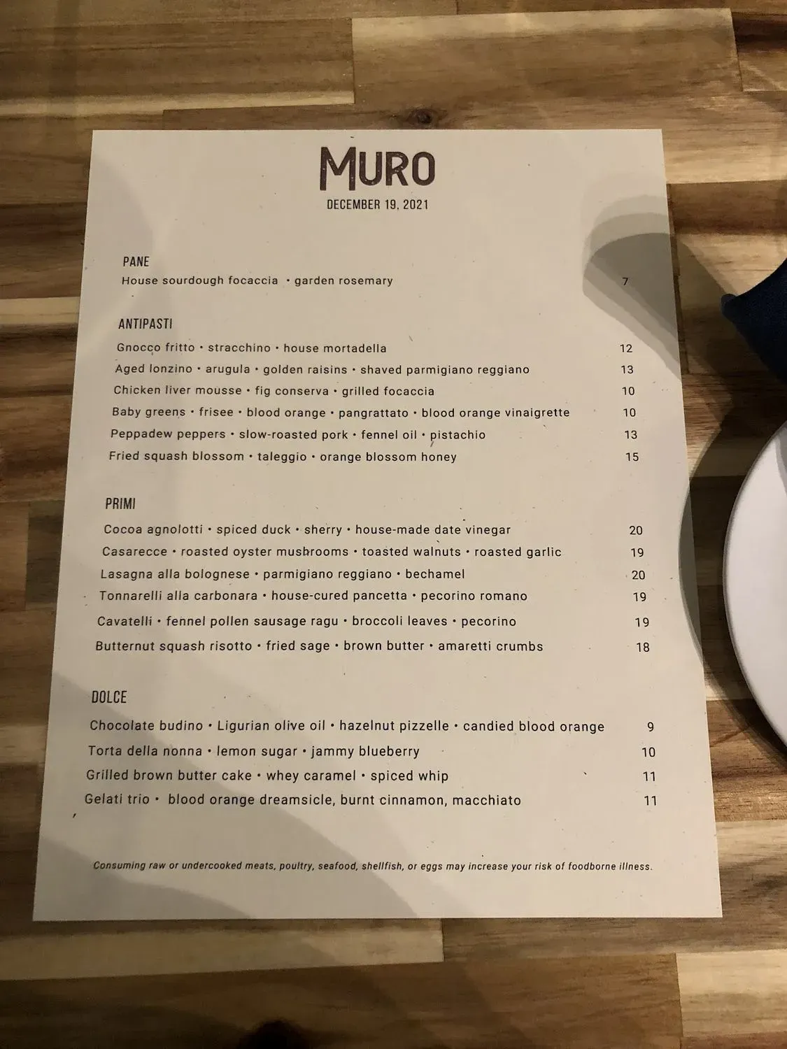 Menu 6