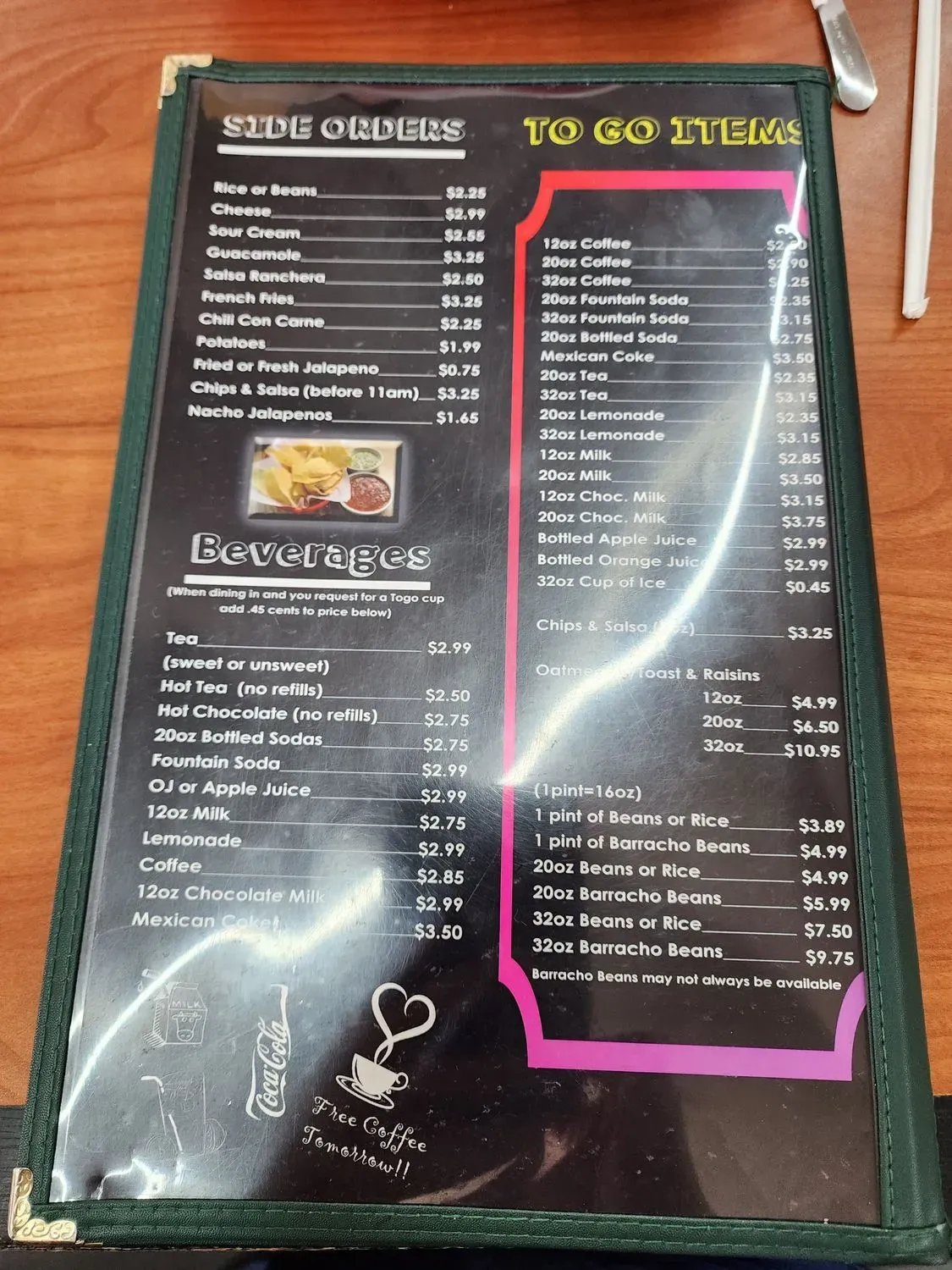 Menu 4