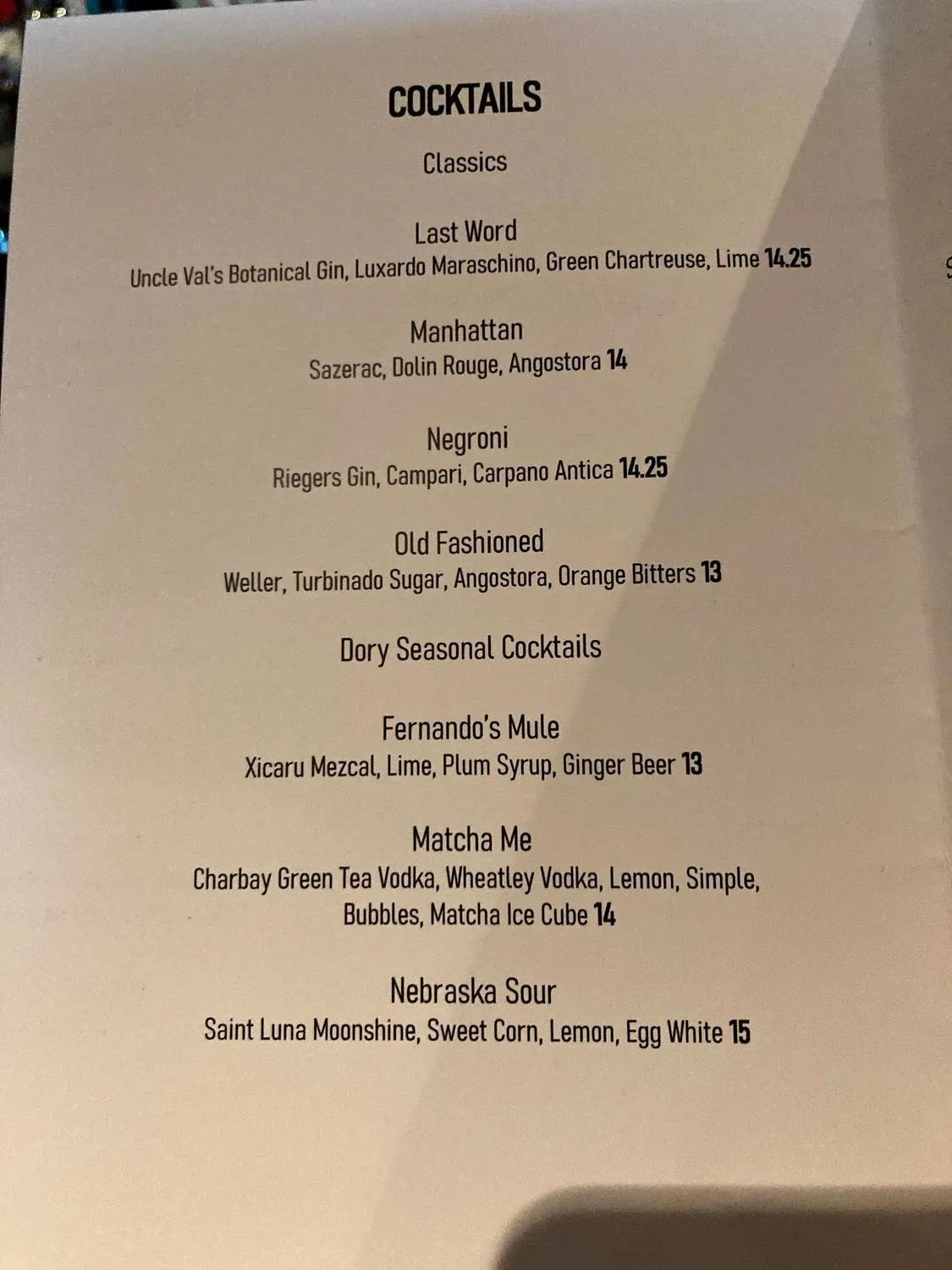 Menu 6