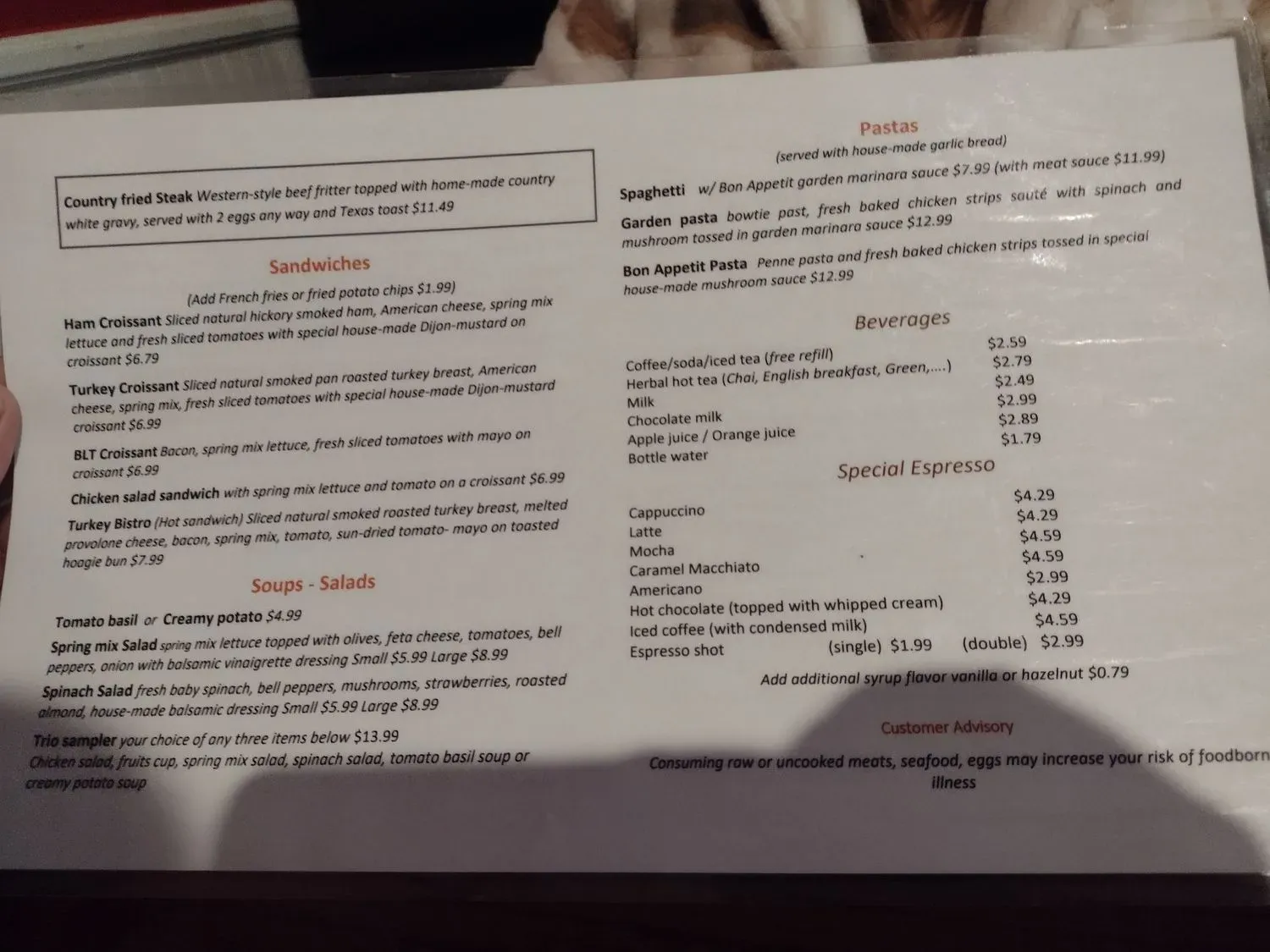 Menu 6