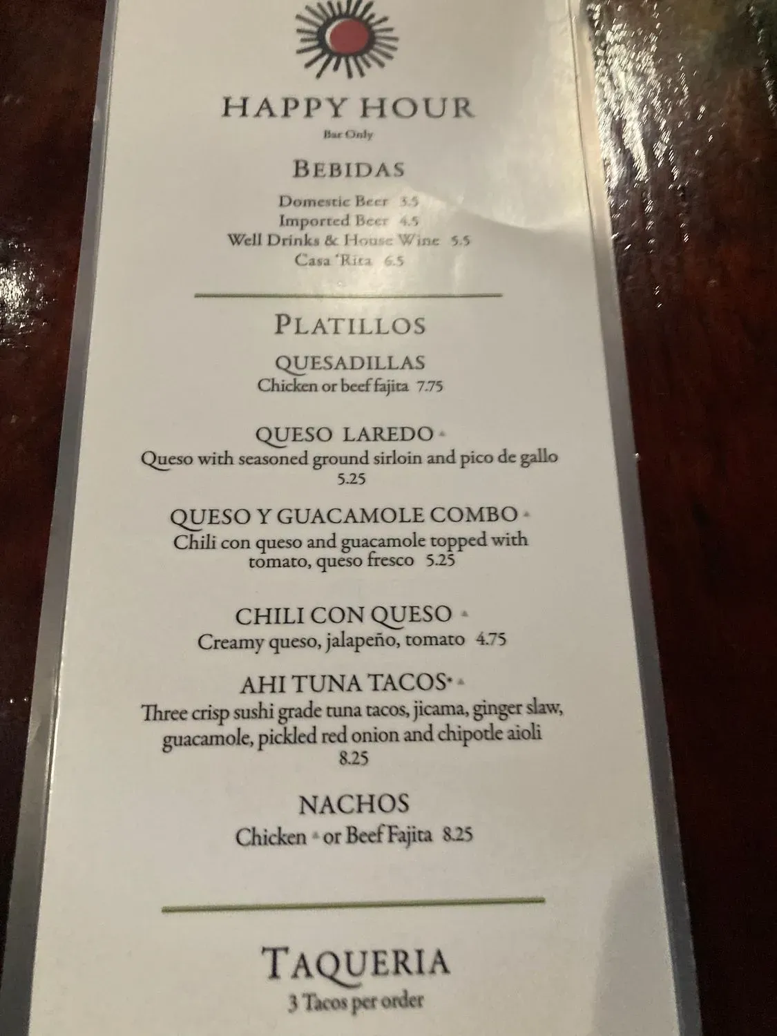 Menu 2