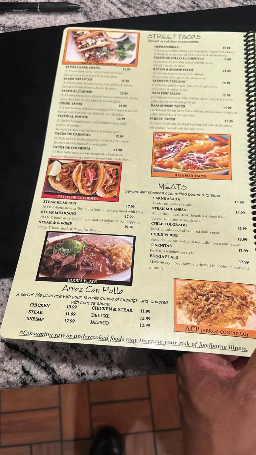Menu 6