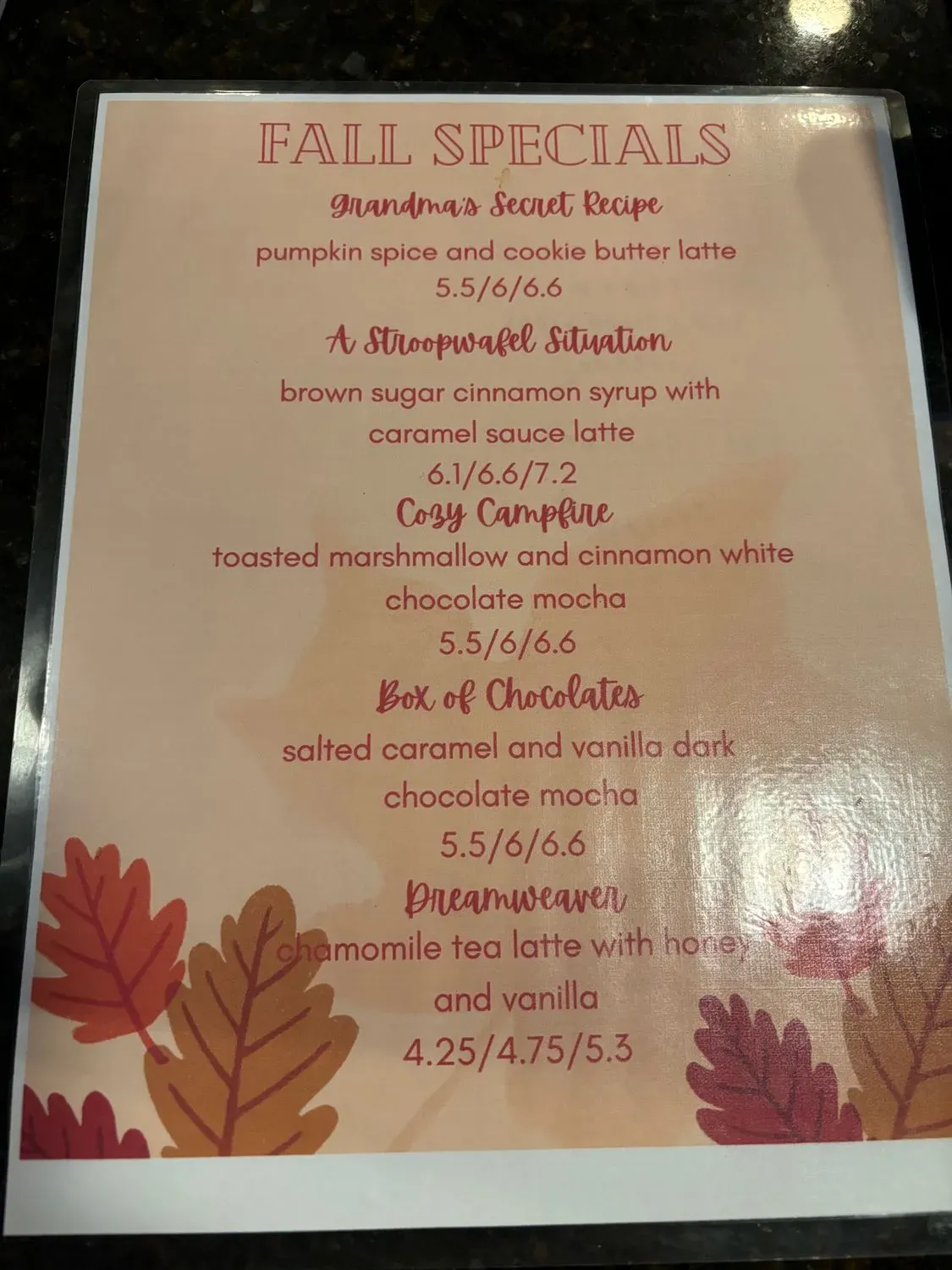 Menu 6