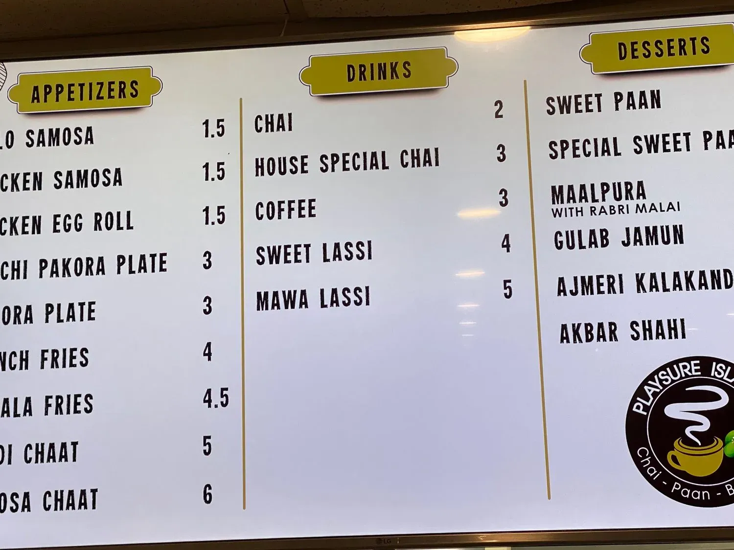 Menu 5