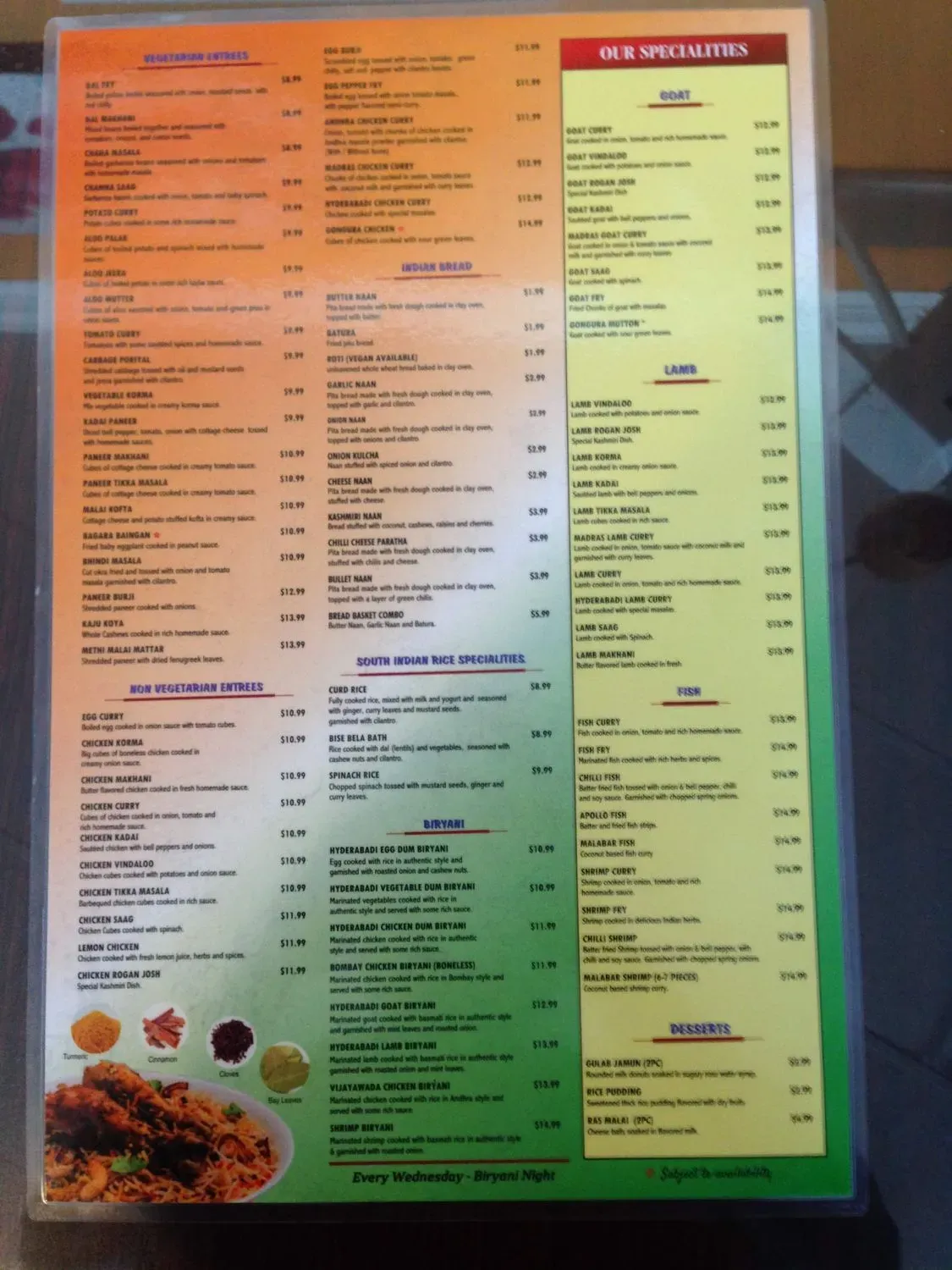 Menu 6