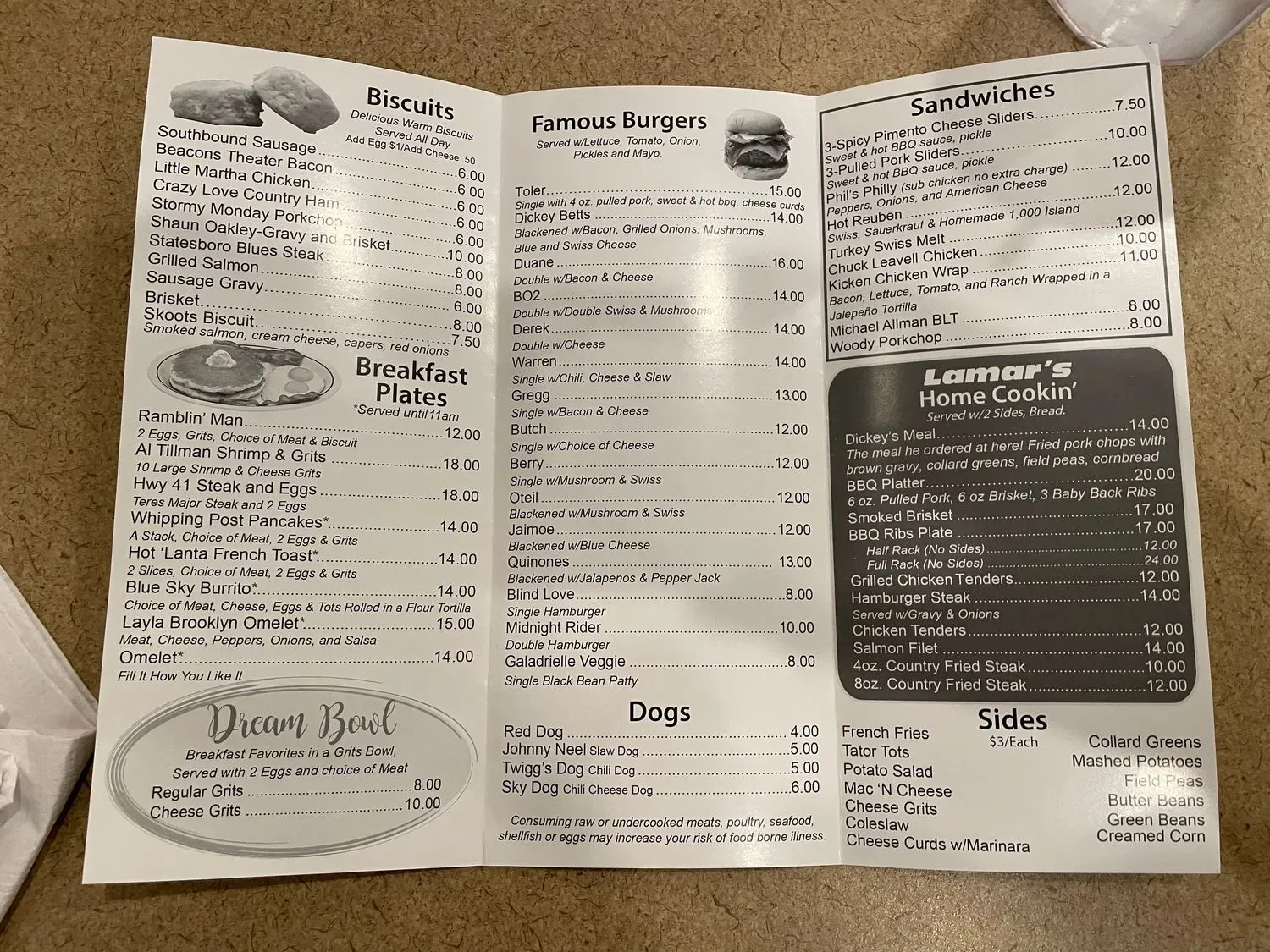 Menu 4