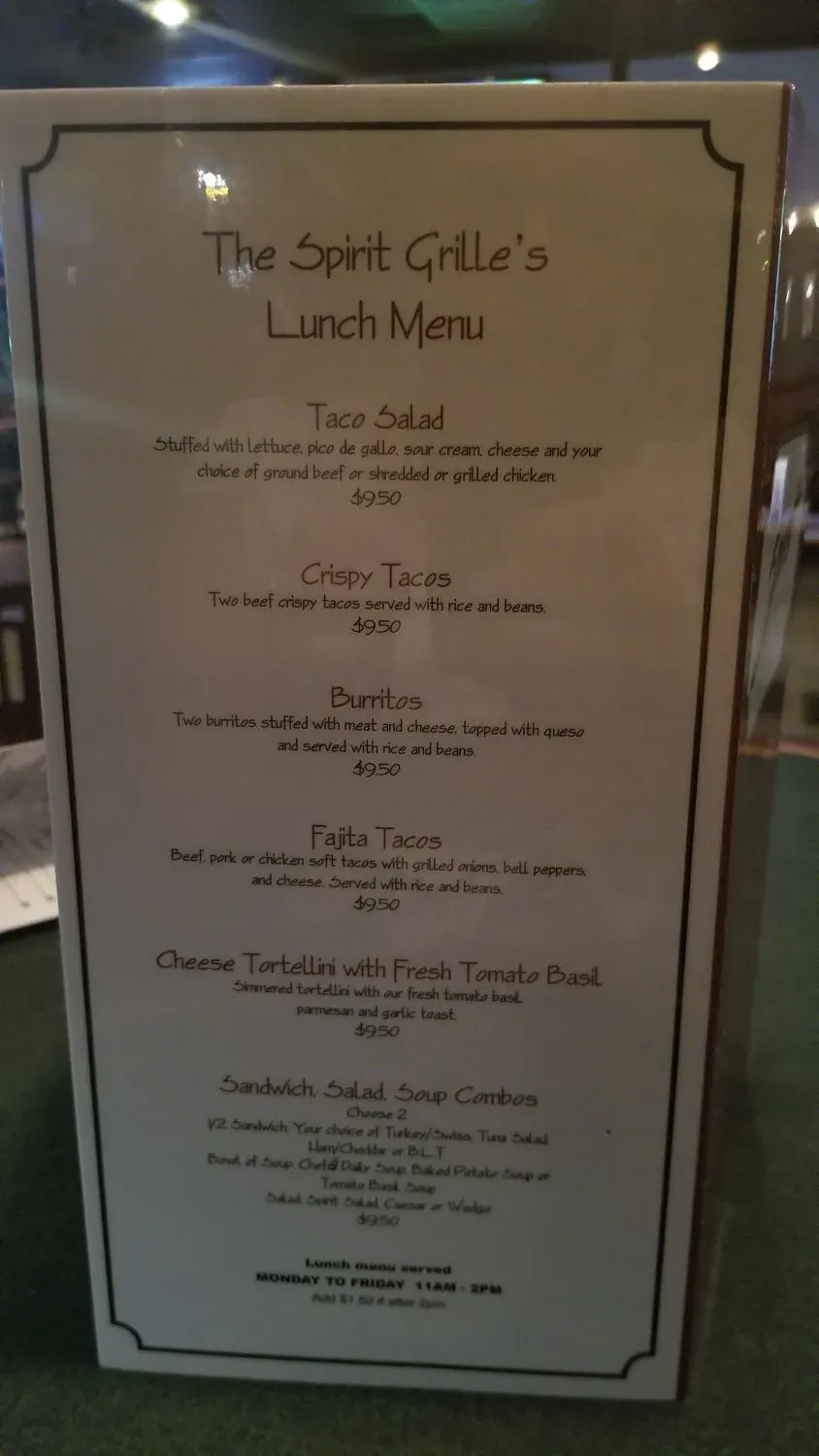 Menu 2