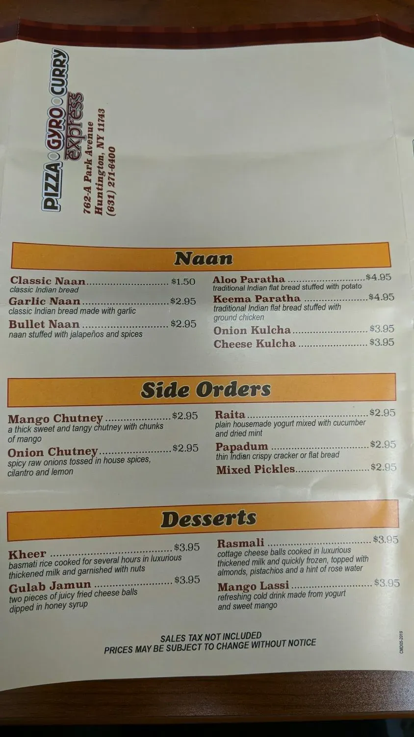 Menu 4