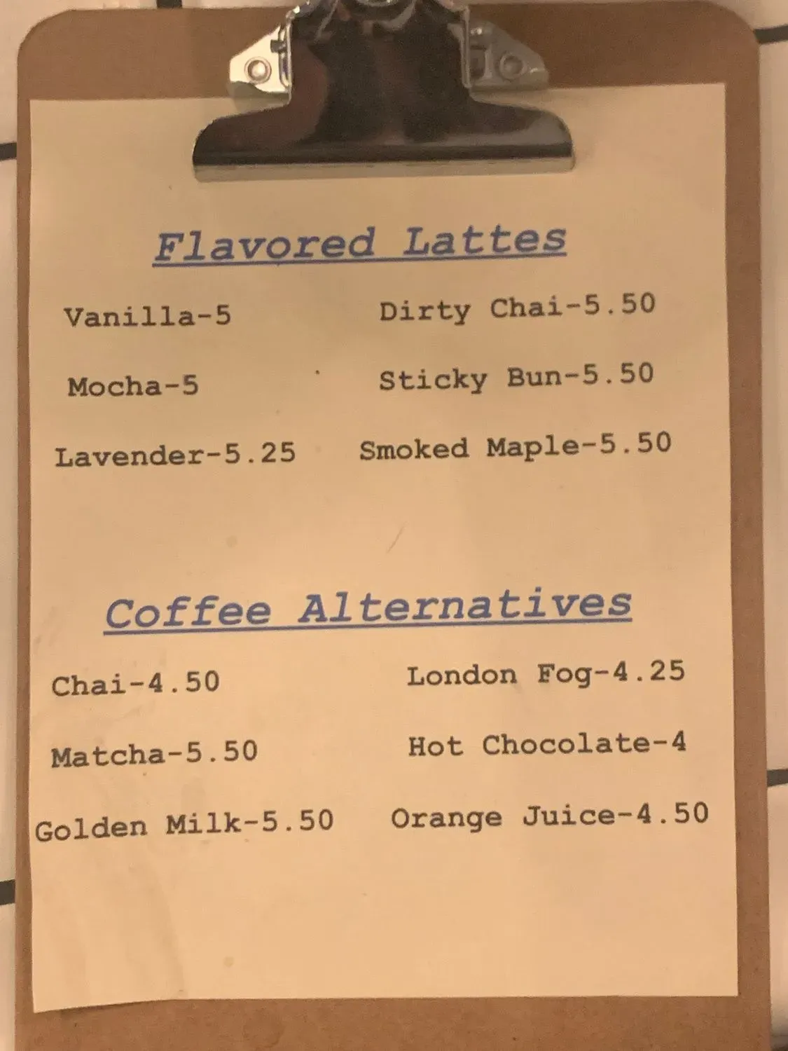 Menu 4