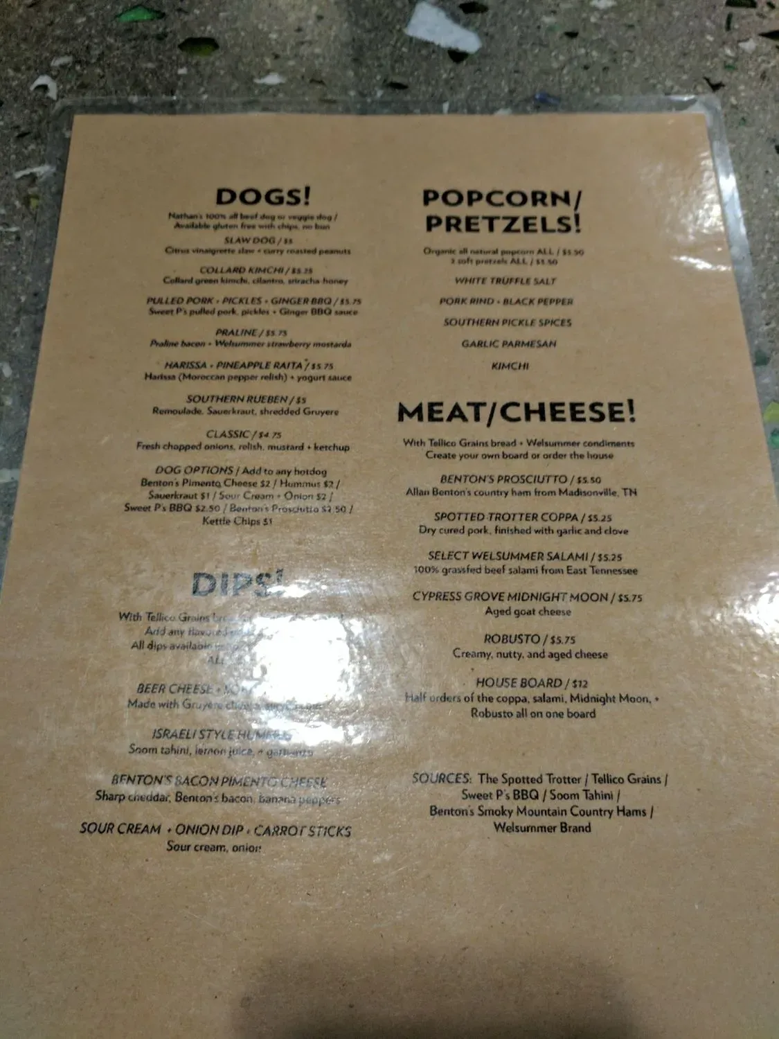 Menu 2