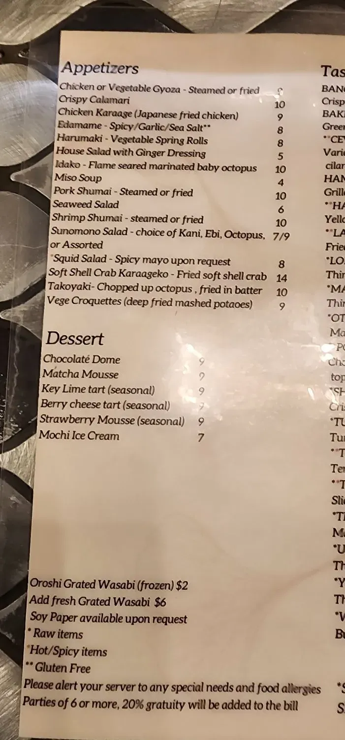 Menu 6