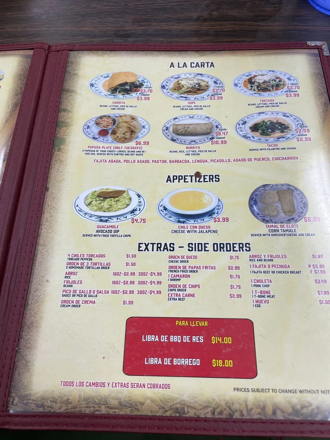 Menu 6