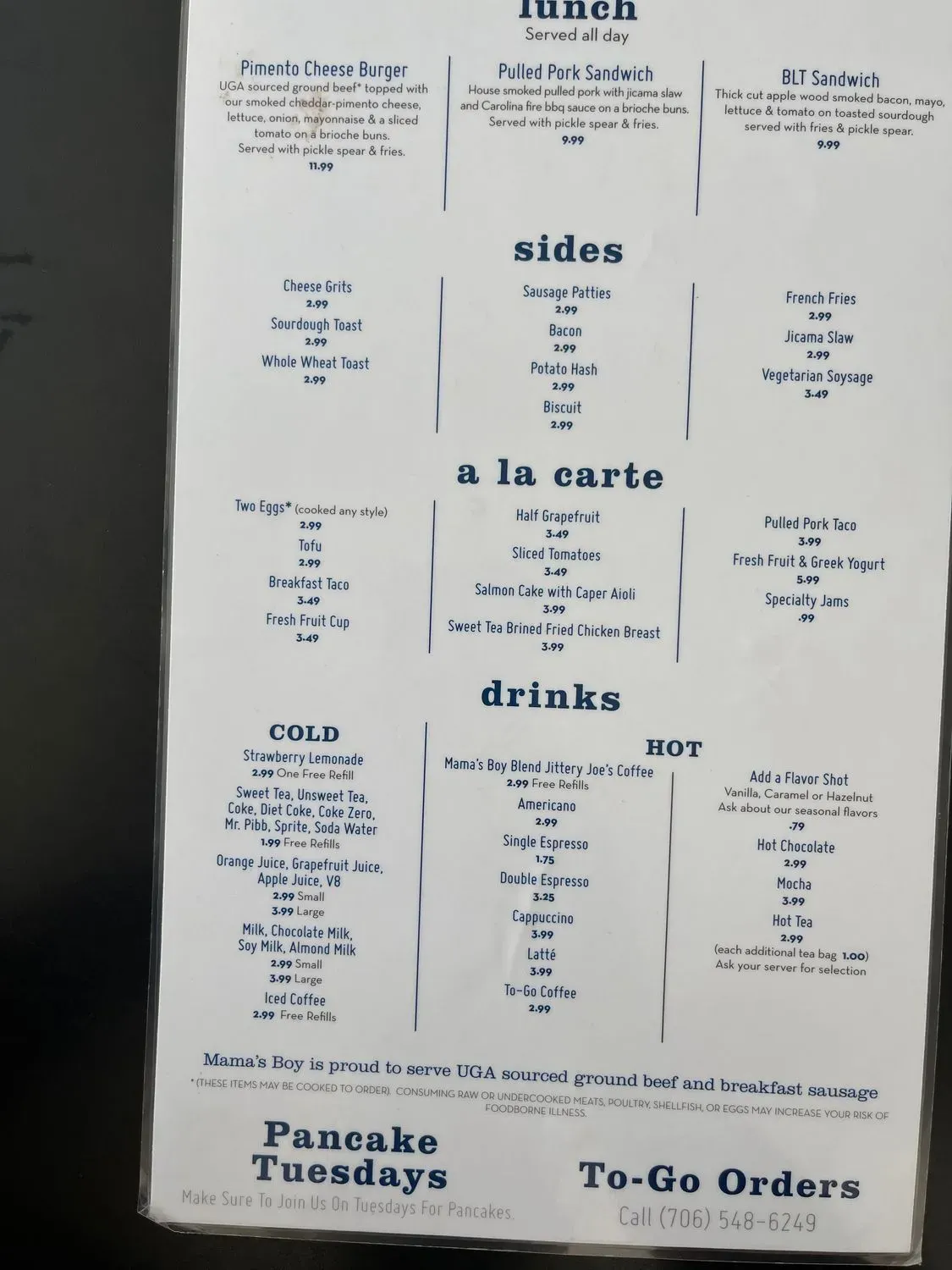 Menu 4