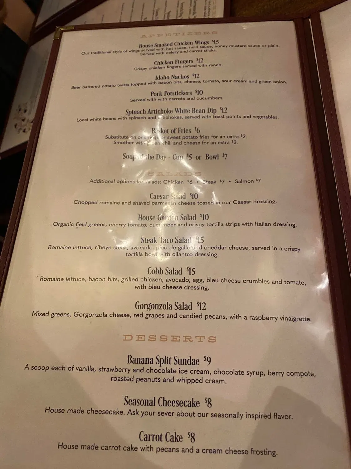 Menu 4