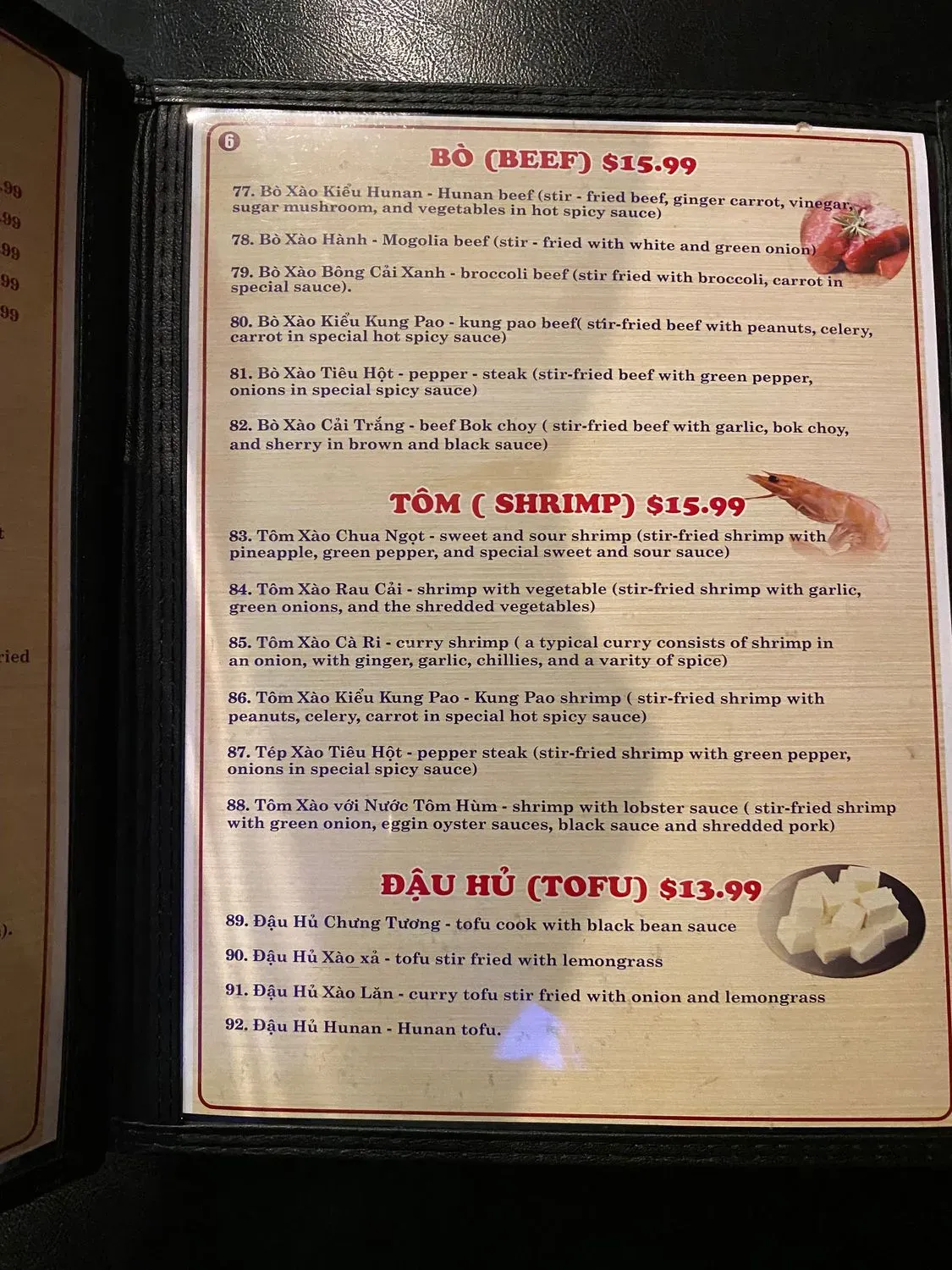 Menu 6