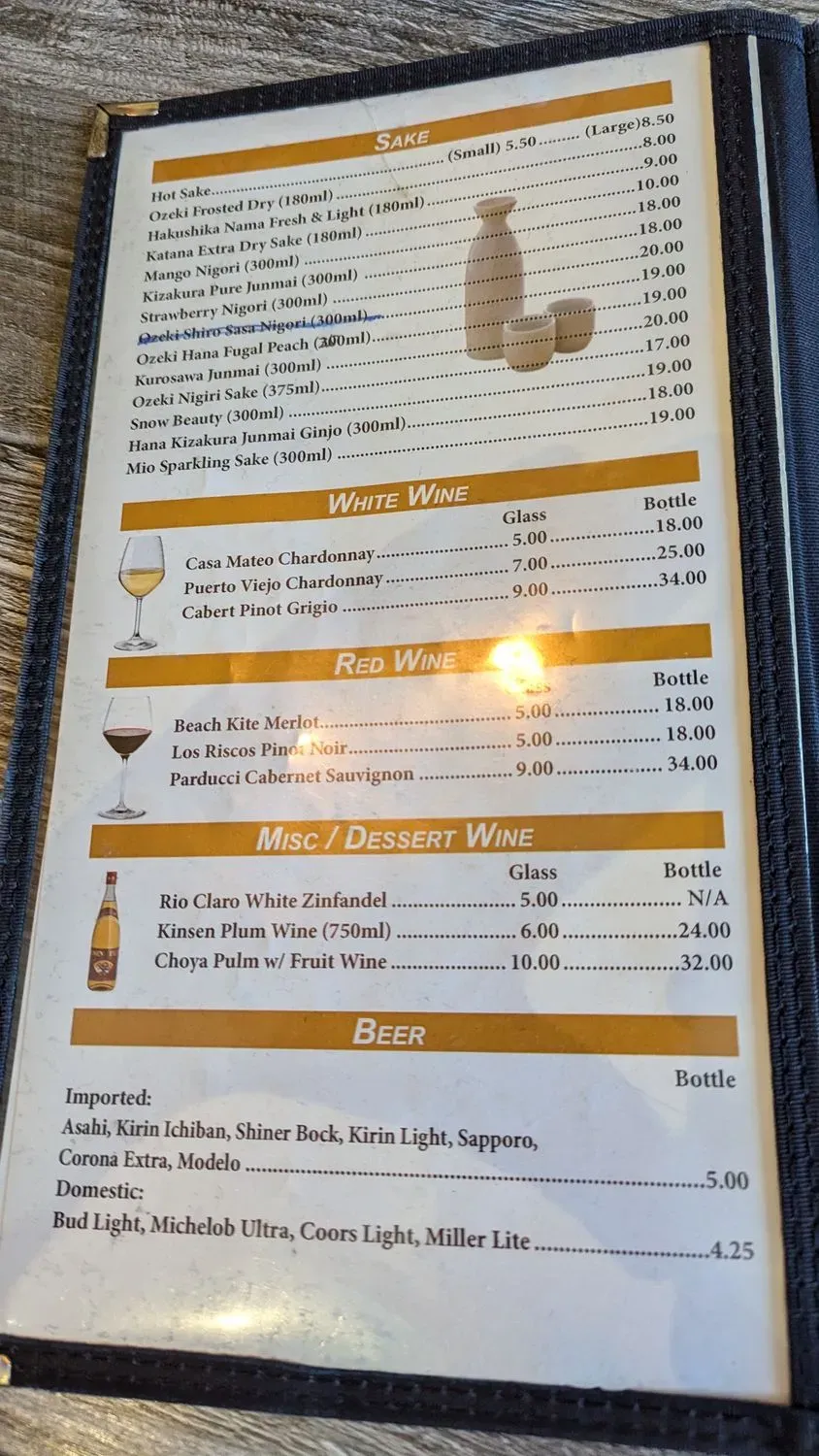 Menu 5