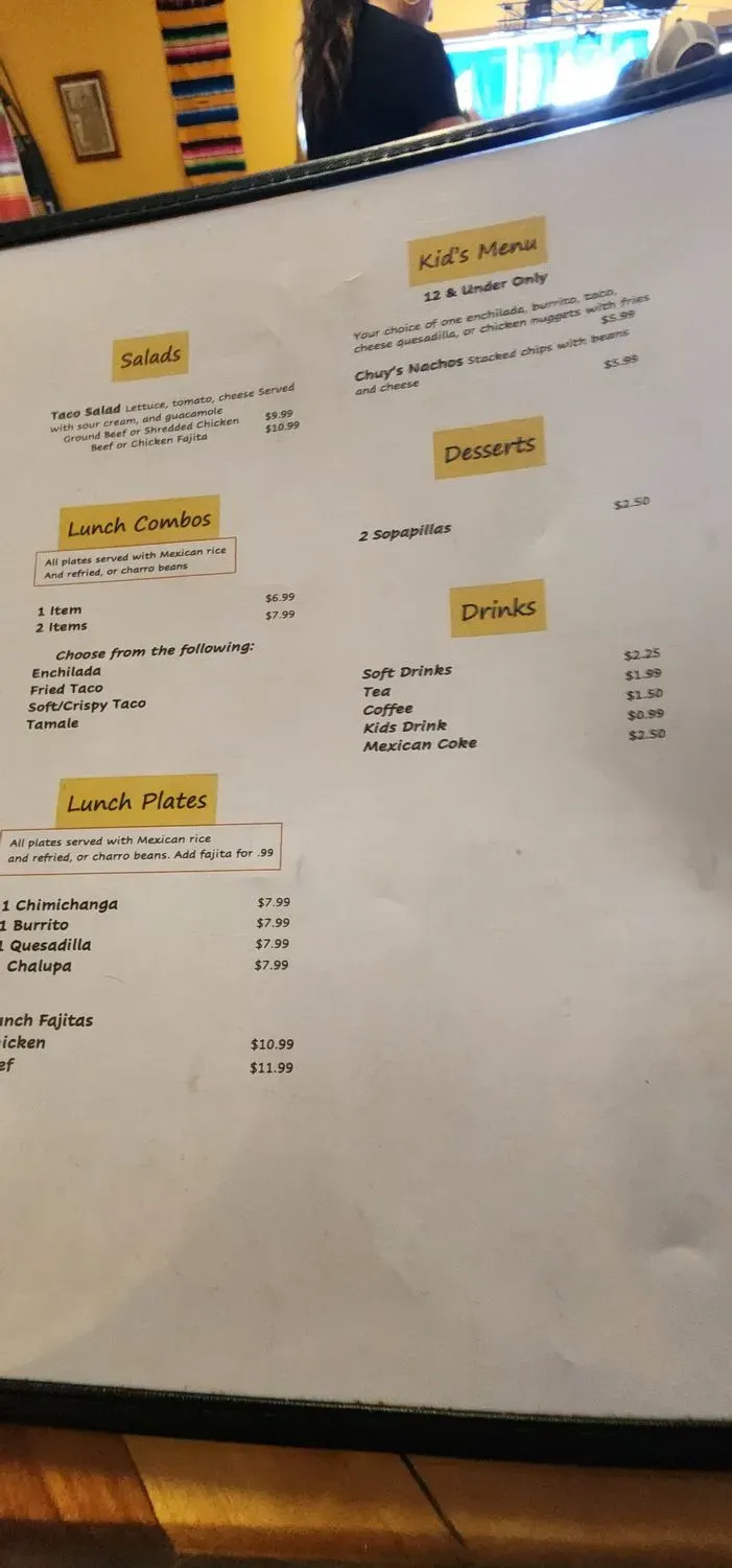 Menu 5