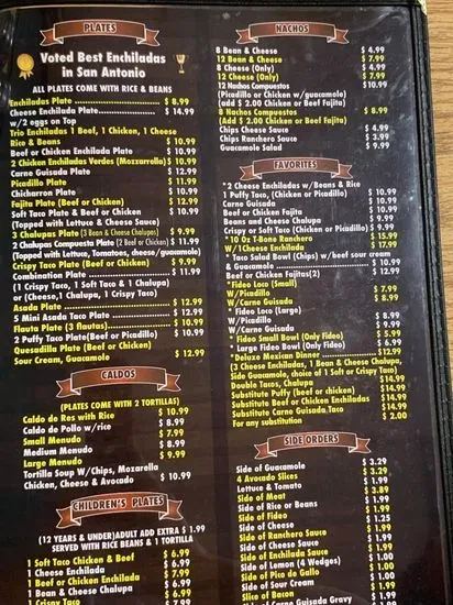 Menu 2