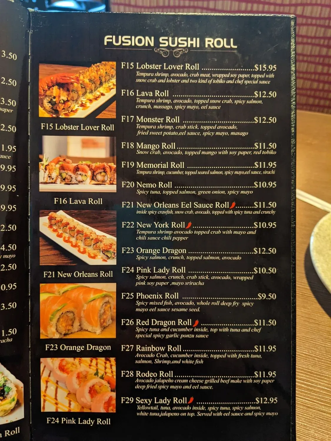 Menu 5