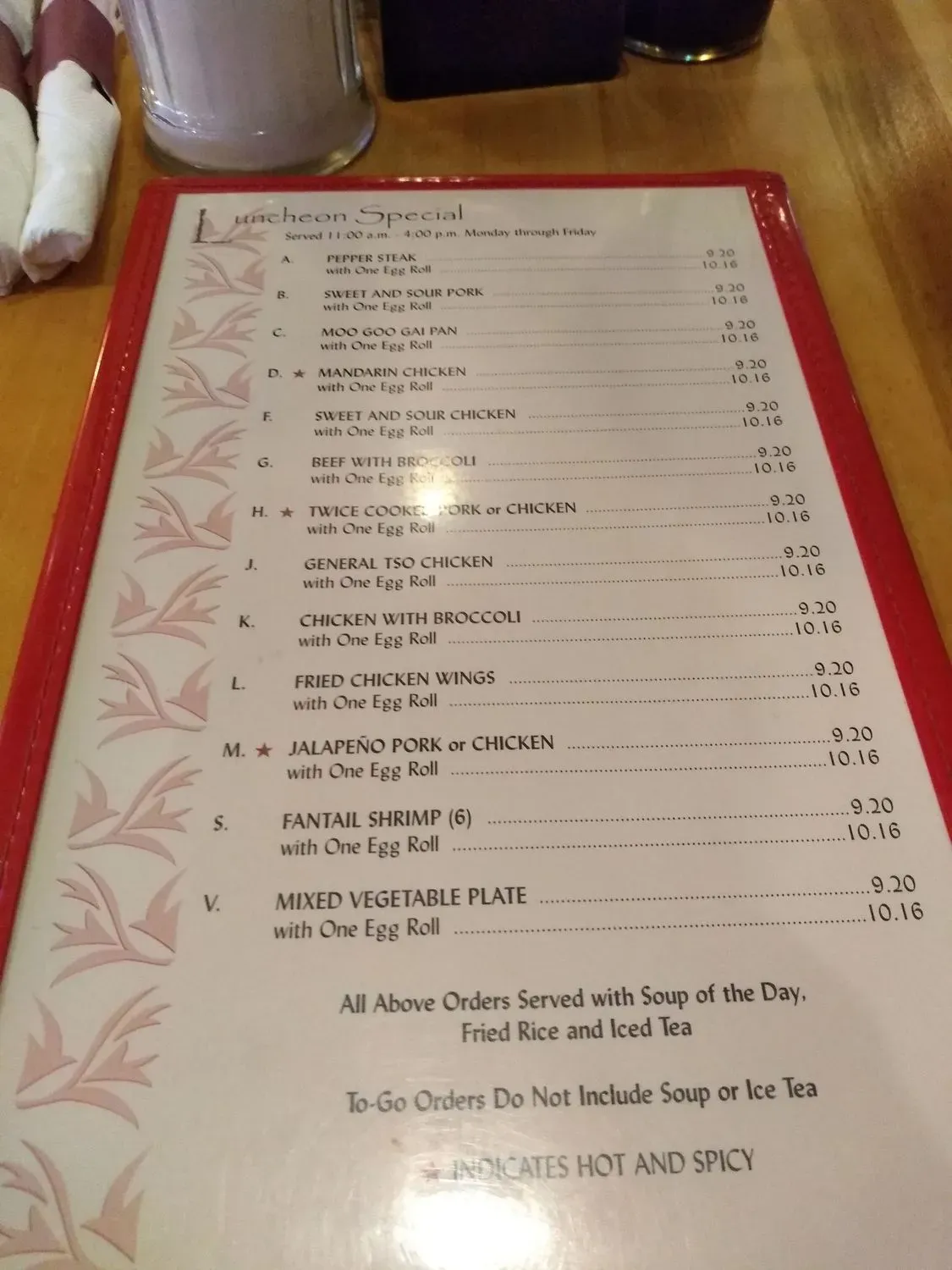 Menu 4