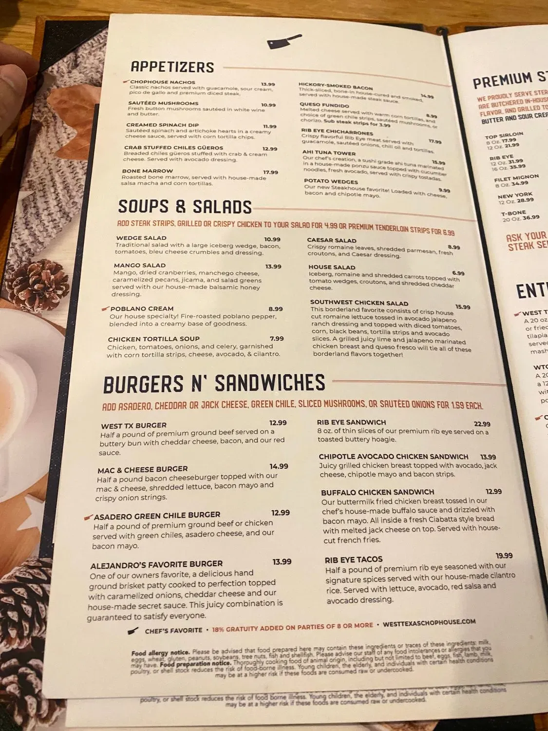 Menu 5