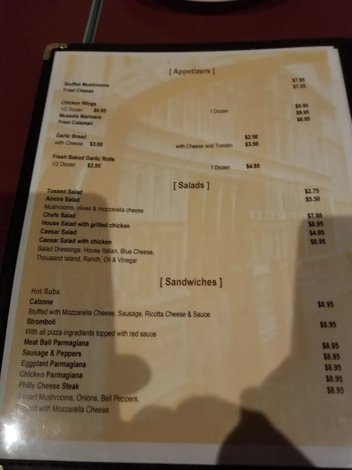 Menu 6