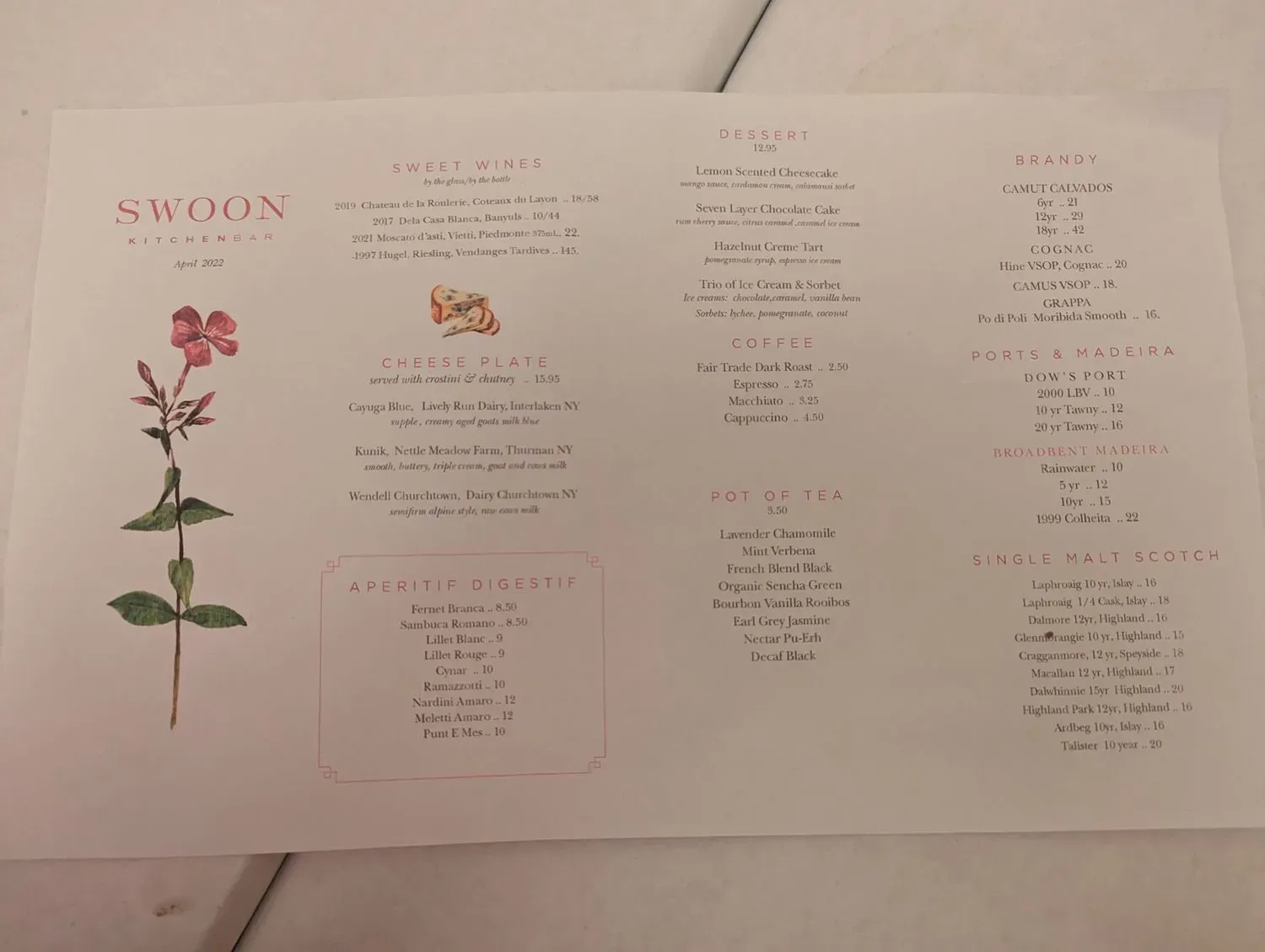 Menu 4