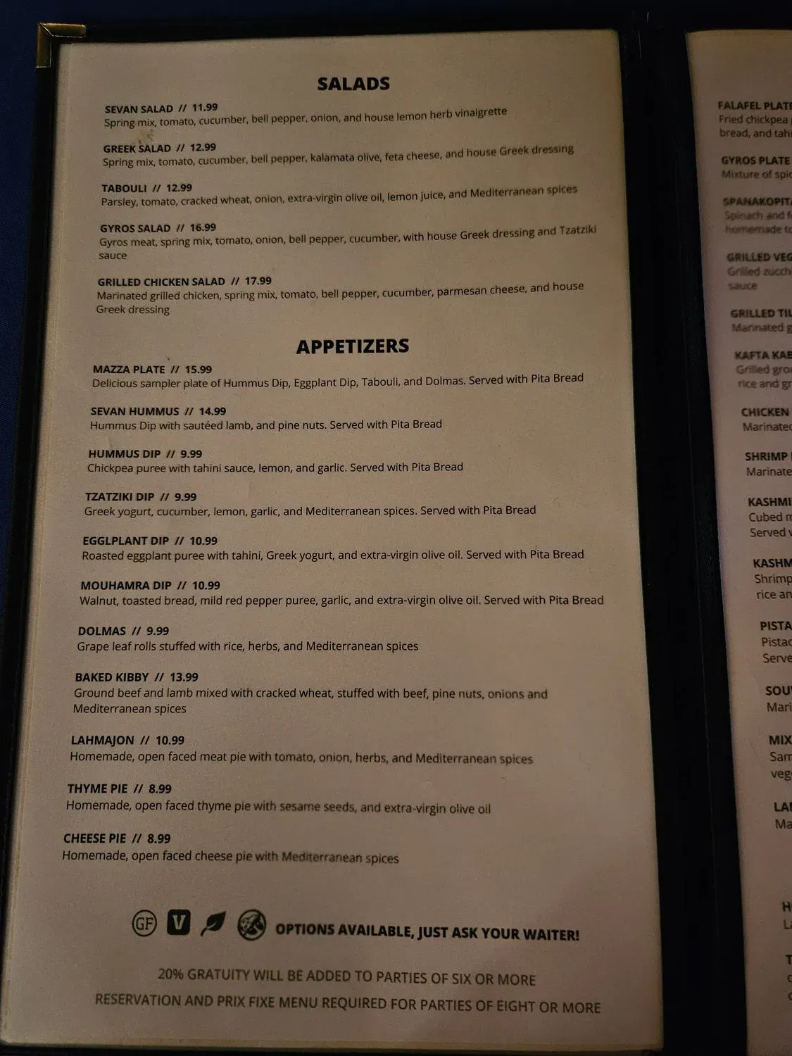 Menu 4