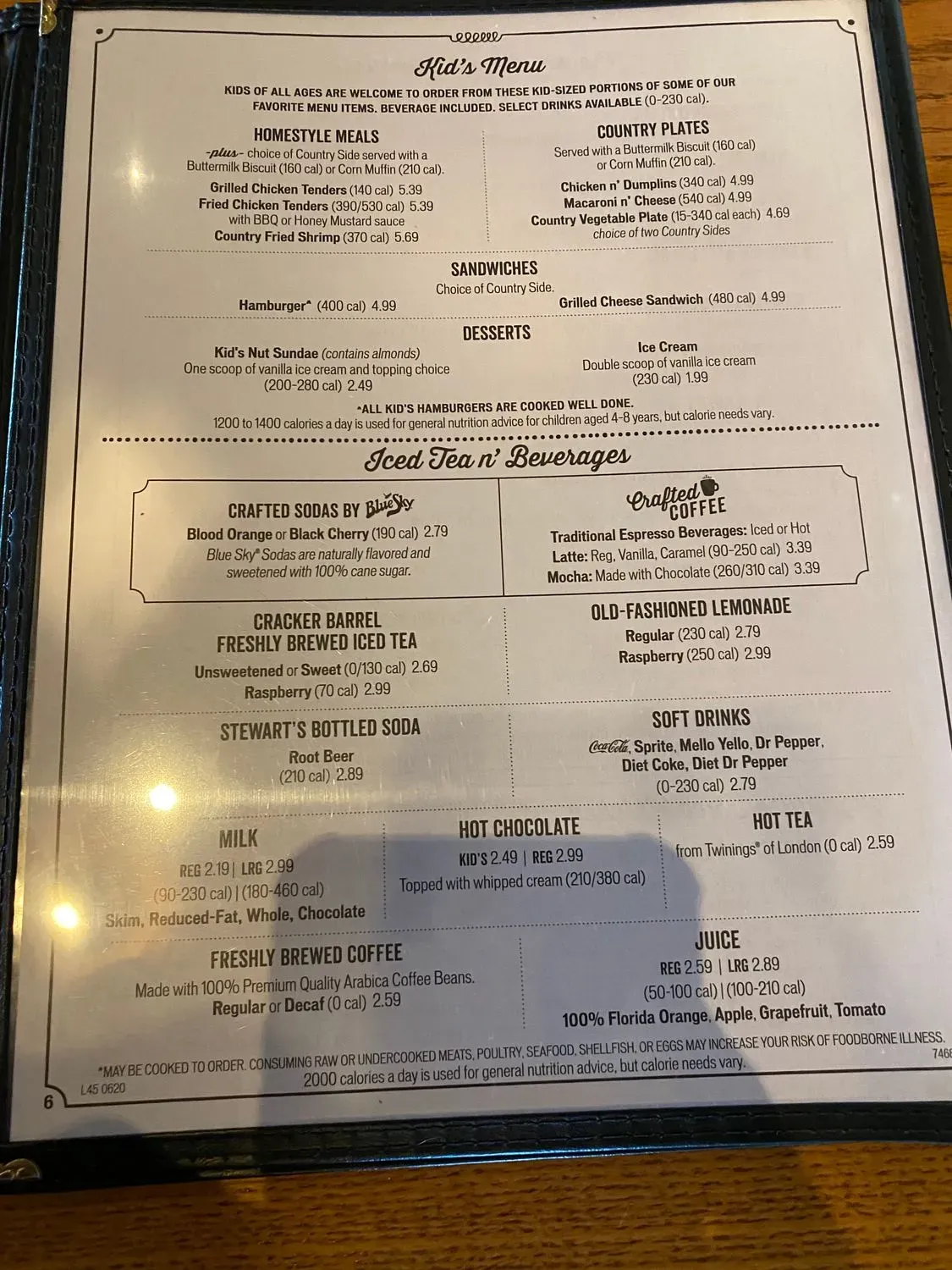 Menu 6