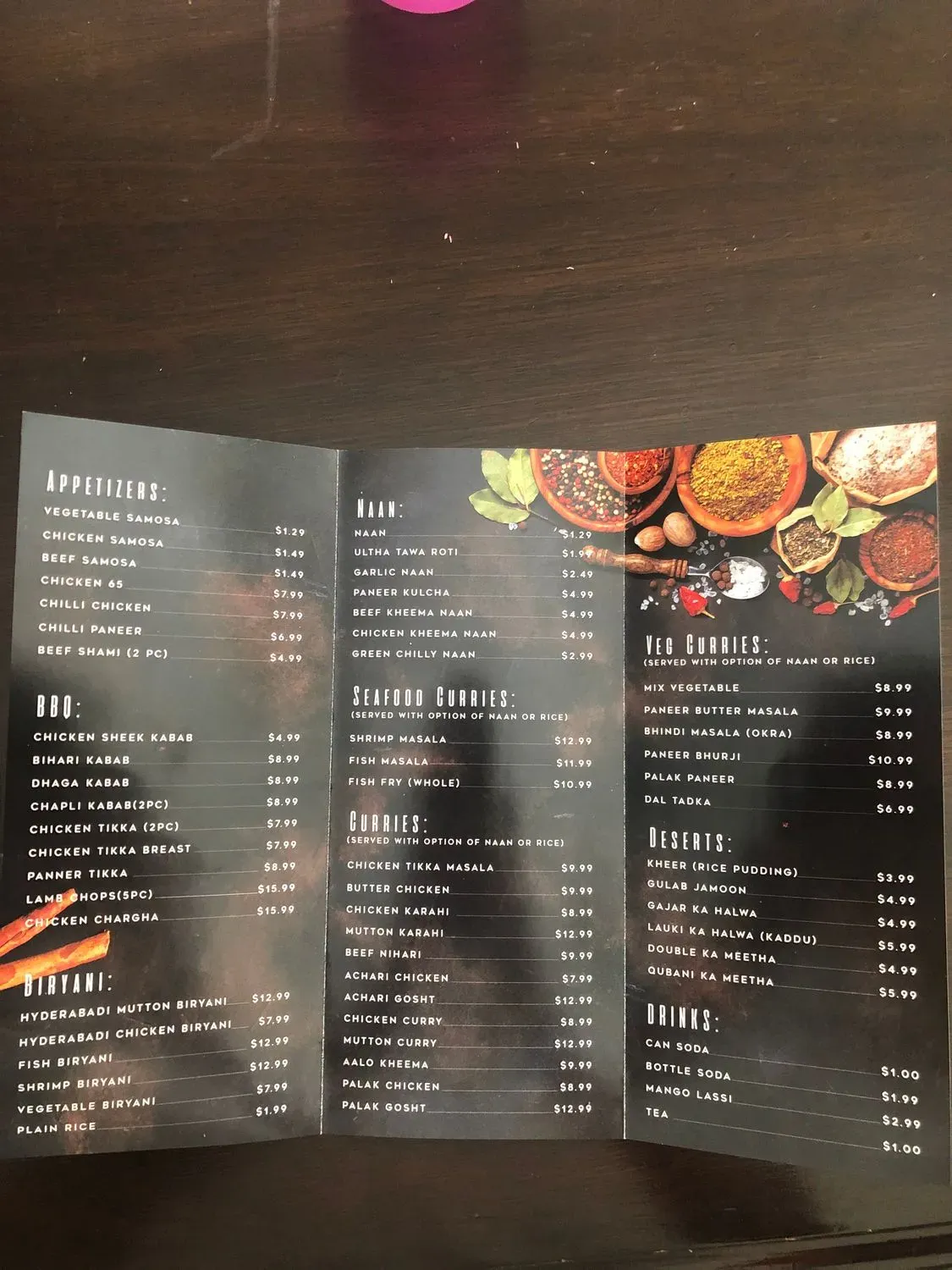 Menu 4